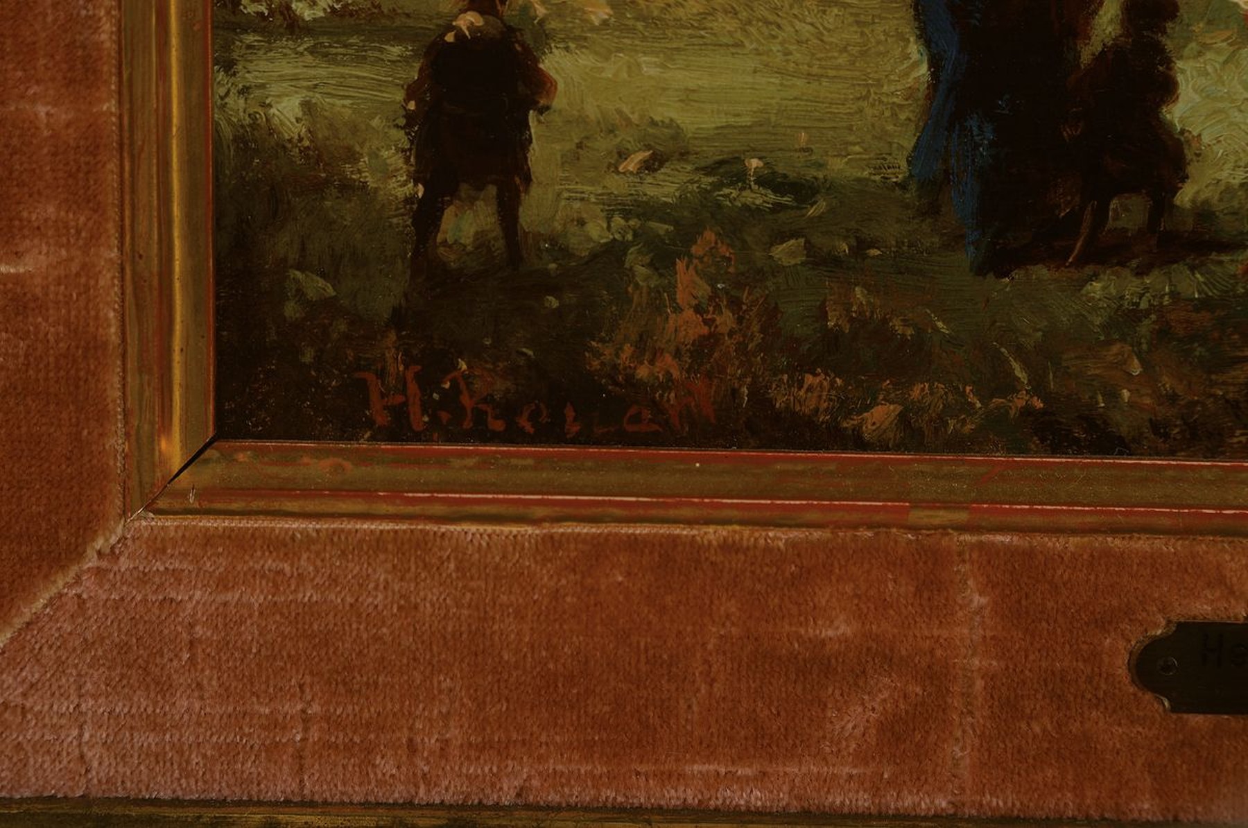 Detail a: Henri Stanislas Rouart, 1833 Paris - 1912 ebenda, französischer Maler des Impressionismus, Schüler von Camille Pissarro, ab 1868 zahlreiche ...