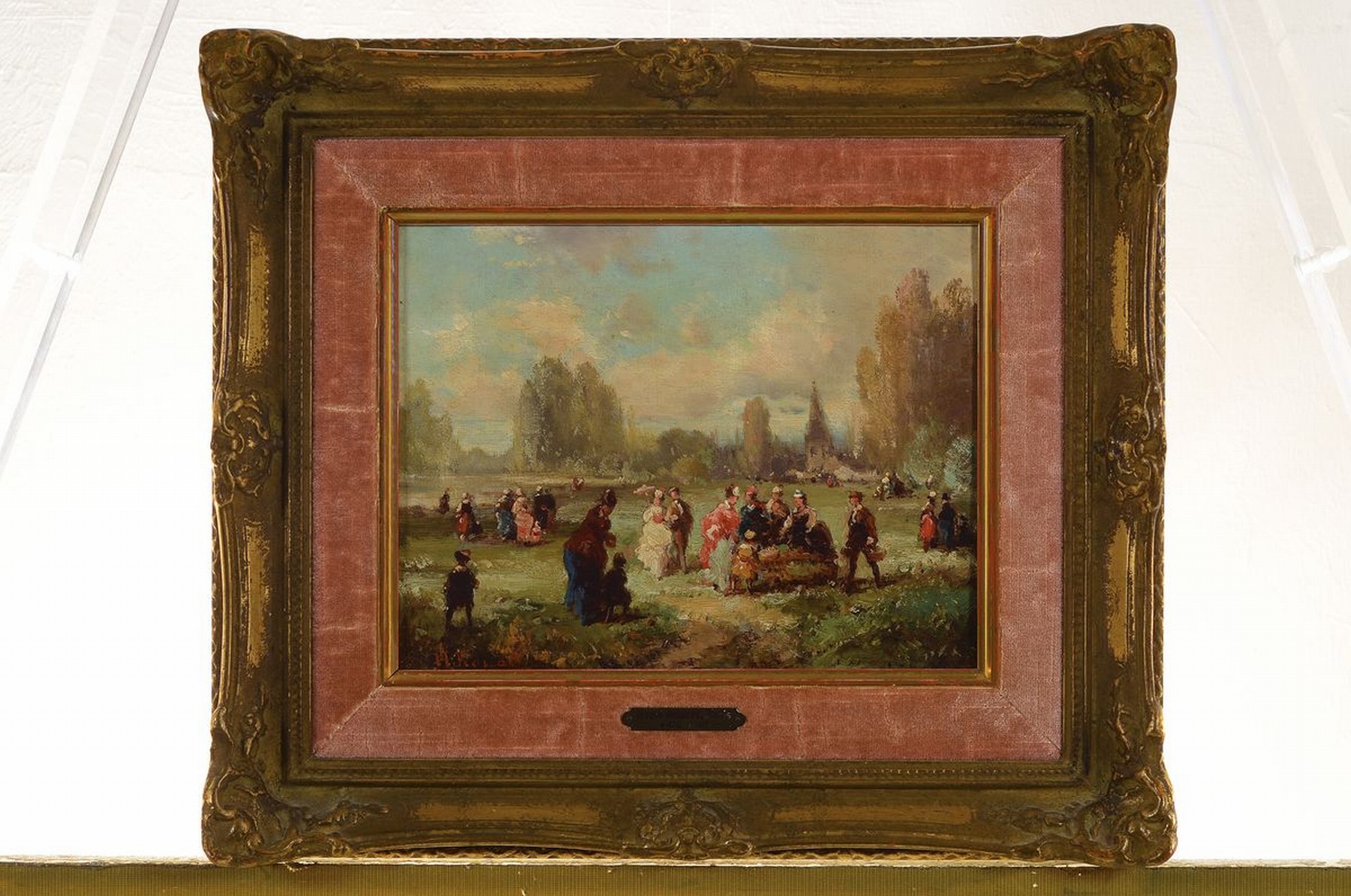 Detail k: Henri Stanislas Rouart, 1833 Paris - 1912 ebenda, französischer Maler des Impressionismus, Schüler von Camille Pissarro, ab 1868 zahlreiche ...