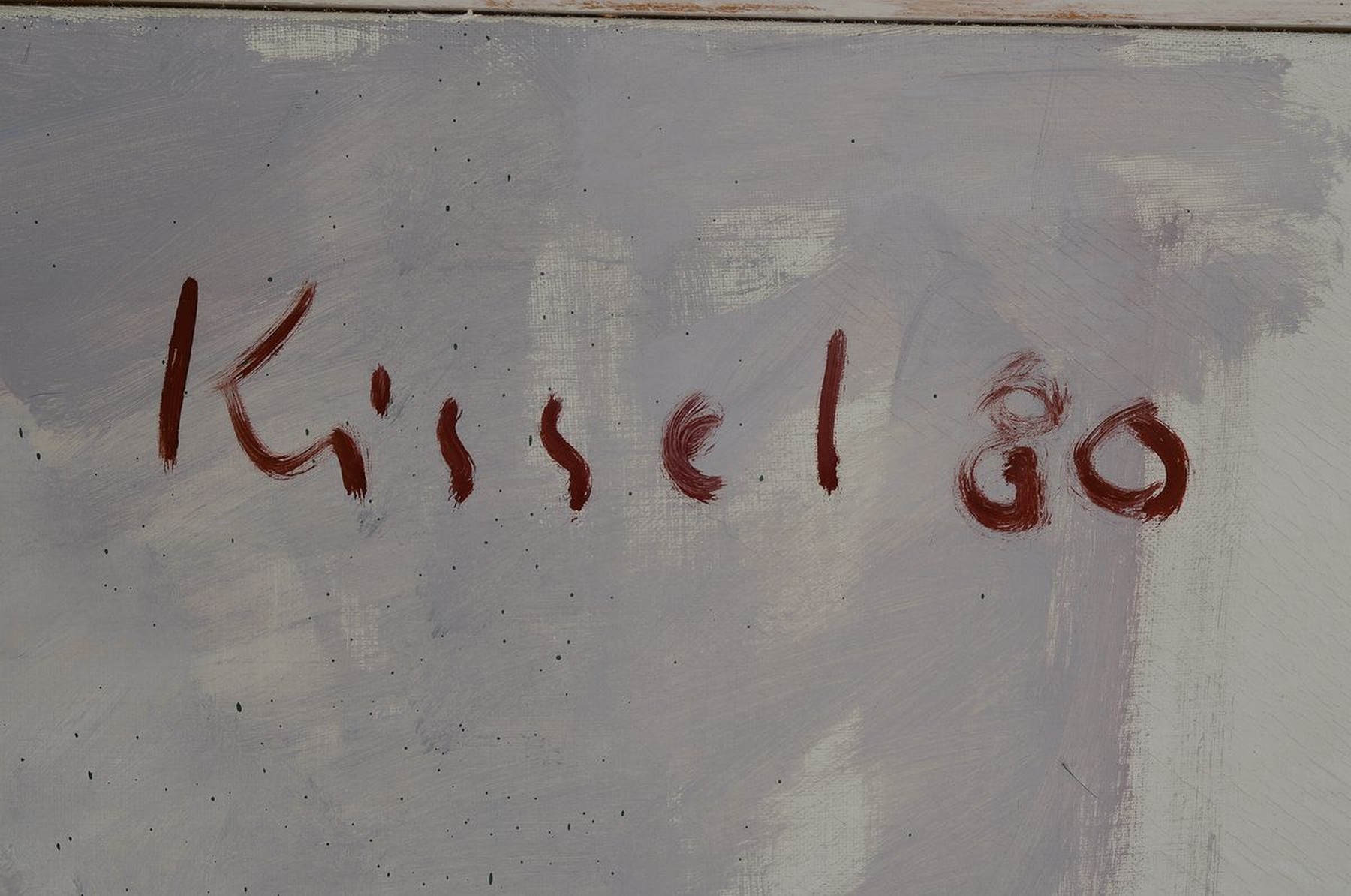 Detail a: Gernot Kissel, 1939-2008, "Sonnenblumen", Öl/Lwd, oben rechts sign., dat. 80, ca. 142x112 cm