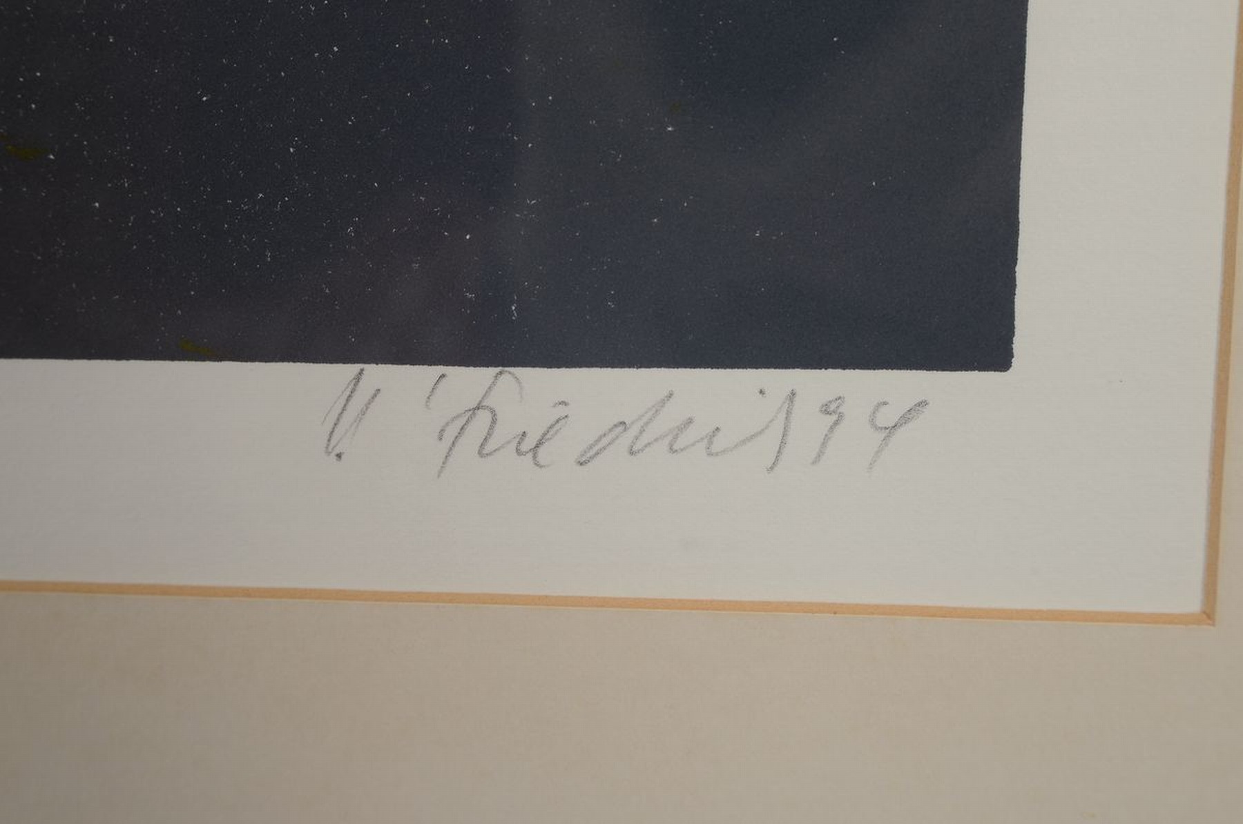Detail a: Heinz Friedrich, 1924-2018, Konvolut aus 2 Farbholzschnitten, je sign., betitelt, num. 96, unter Glas, je ca. 70x81 cm