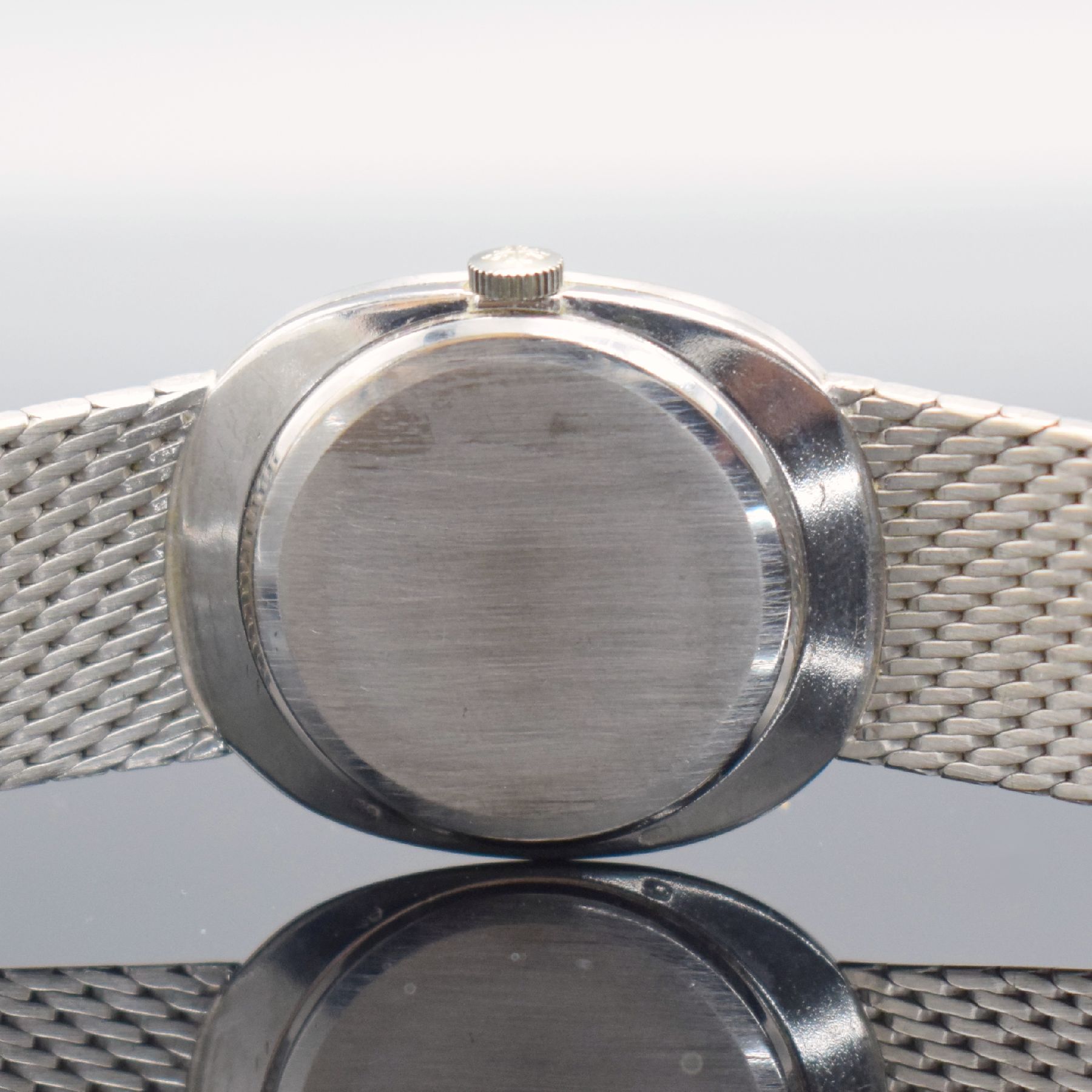 Detail f: PATEK PHILIPPE Herrenarmbanduhr Modellserie Ellipse d´Or Referenz 3748/1 in WG 750/000, Handaufzug, Schweiz um 1978, 3-teil. Geh. inkl. orig. Band, ...