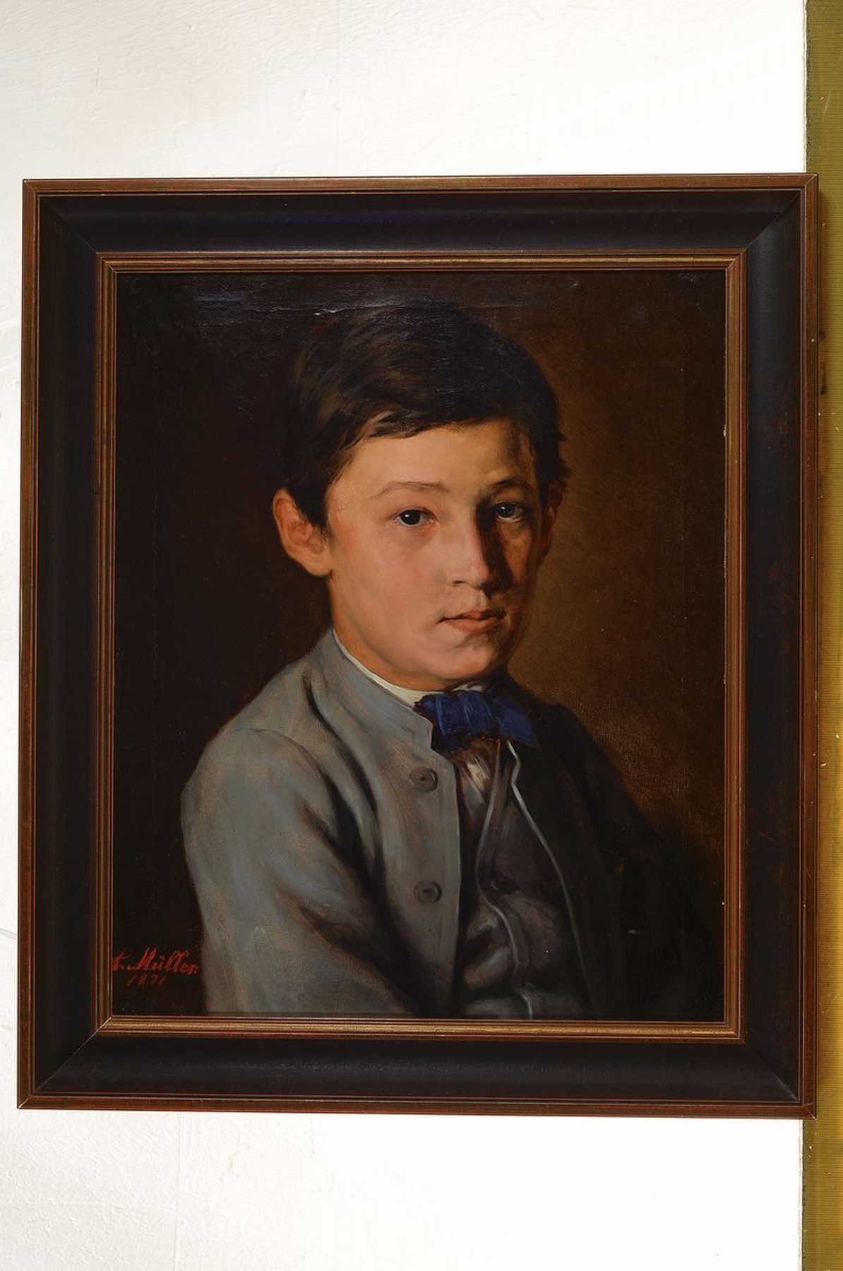 Detail k: Anton Müller, 1853 Wien - 1897 ebenda, Studium an der Akademie Wien unter August Eisenmenger, Anselm Feuerbach u. Heinrich v. Angeli, Mitglied des ...