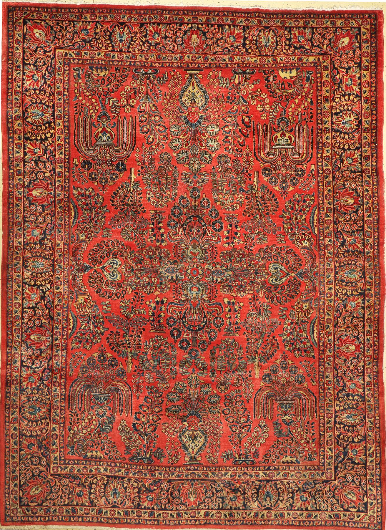 US Re-Import Sarogh, Persien, um 1930, Wolle auf Baumwolle, ca. 349 x 256 cm, EHZ: 3