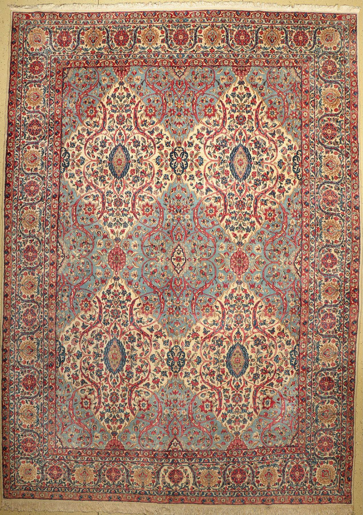 Kerman Lawar alt, Persien, um 1930, Wolle auf Baumwolle, ca. 420 x 302 cm, EHZ: 2
