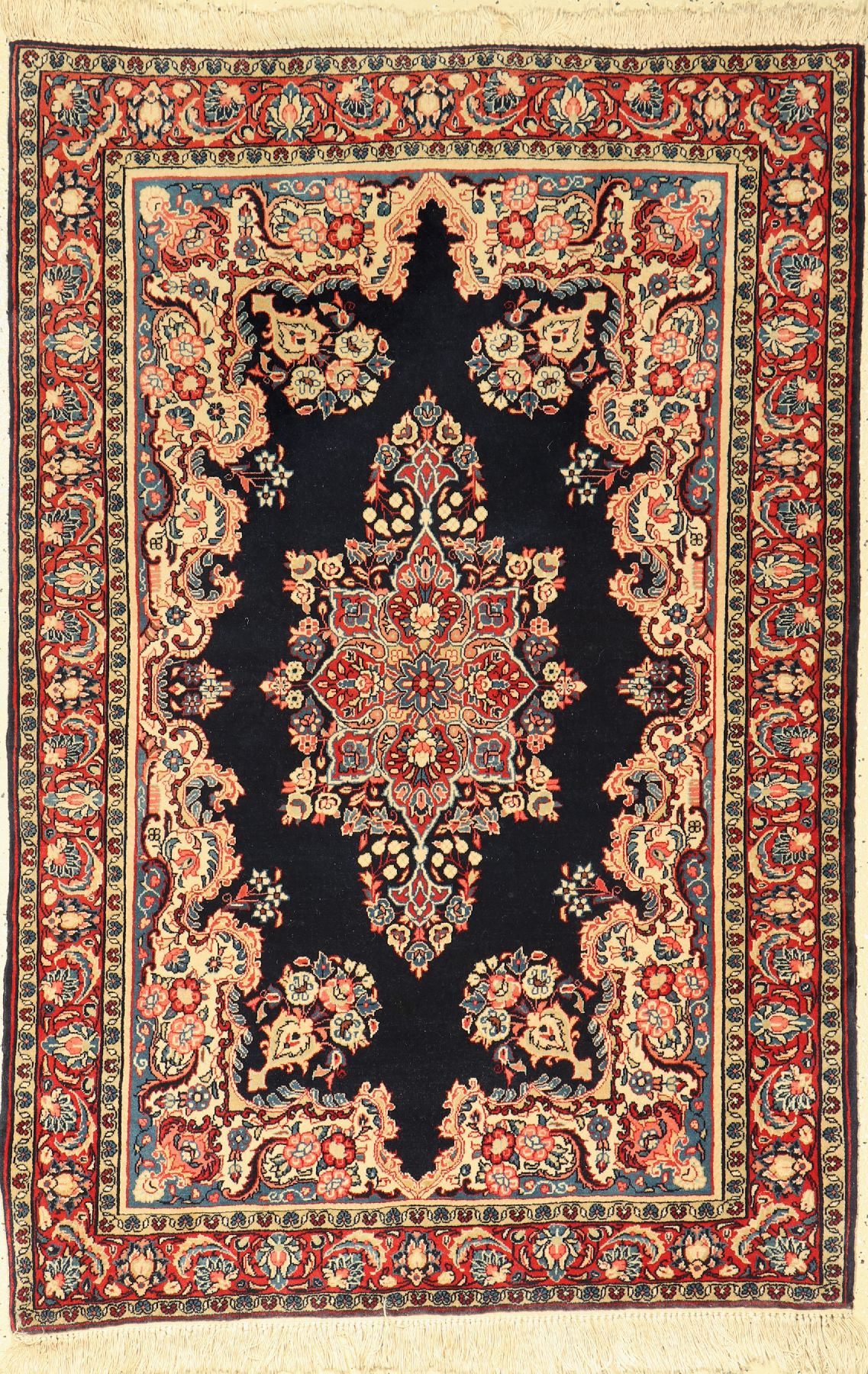 Sarogh Ghiasabad fein, Persien, ca. 50 Jahre, Korkwolle, ca. 155 x 105 cm, EHZ: 2