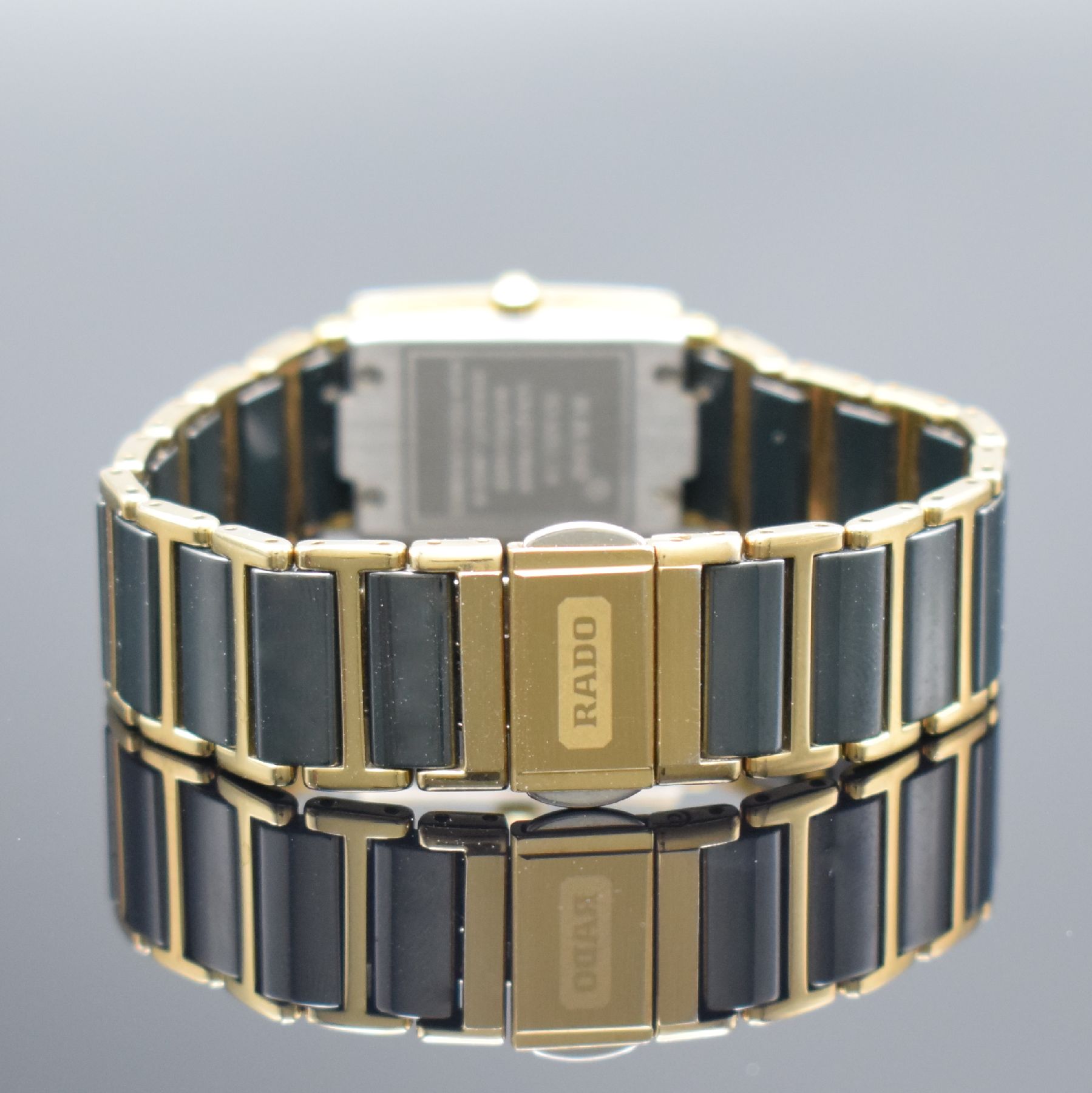 Detail b: RADO Damenarmbanduhr Diastar Referenz 153.0283.3N, Schweiz um 1995, quarz, verg. Gehäuse m. 4-fach verschr. Edelstahlboden, Gliederband m. ...