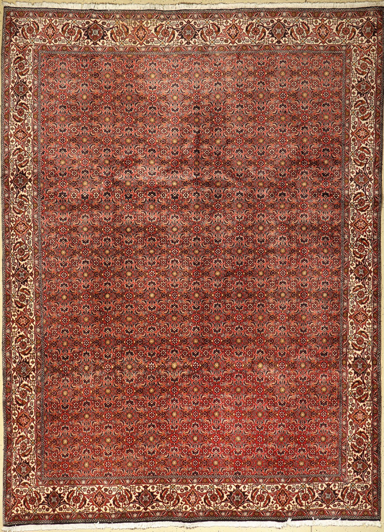 Bidjar alt, Persien, ca. 50 Jahre, Wolle auf Baumwolle, ca. 330 x 245 cm, EHZ: 2