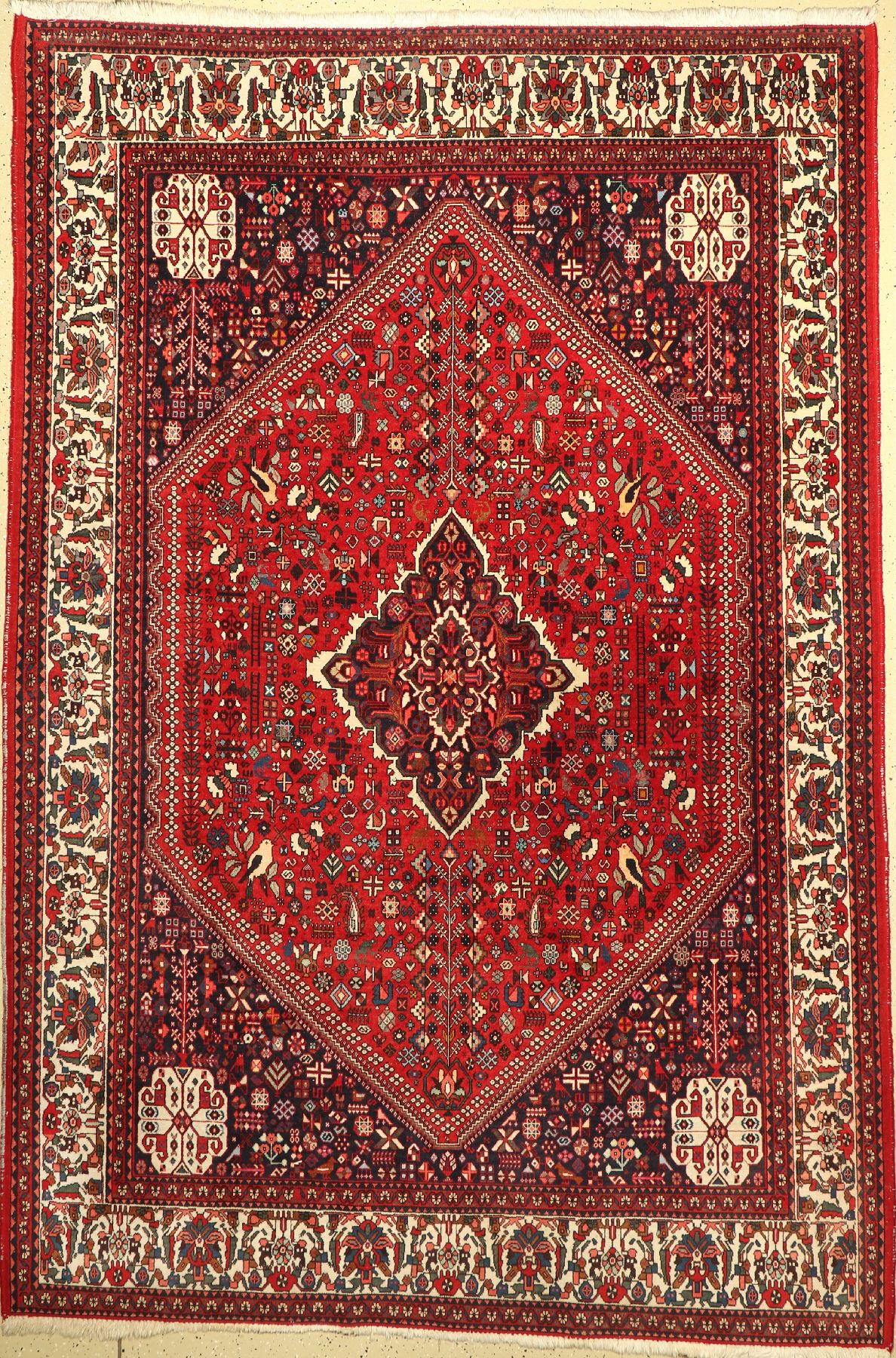 Abadeh alt, Persien, ca. 50 Jahre, Wolle auf Baumwolle, ca. 295 x 200 cm, EHZ: 2-3