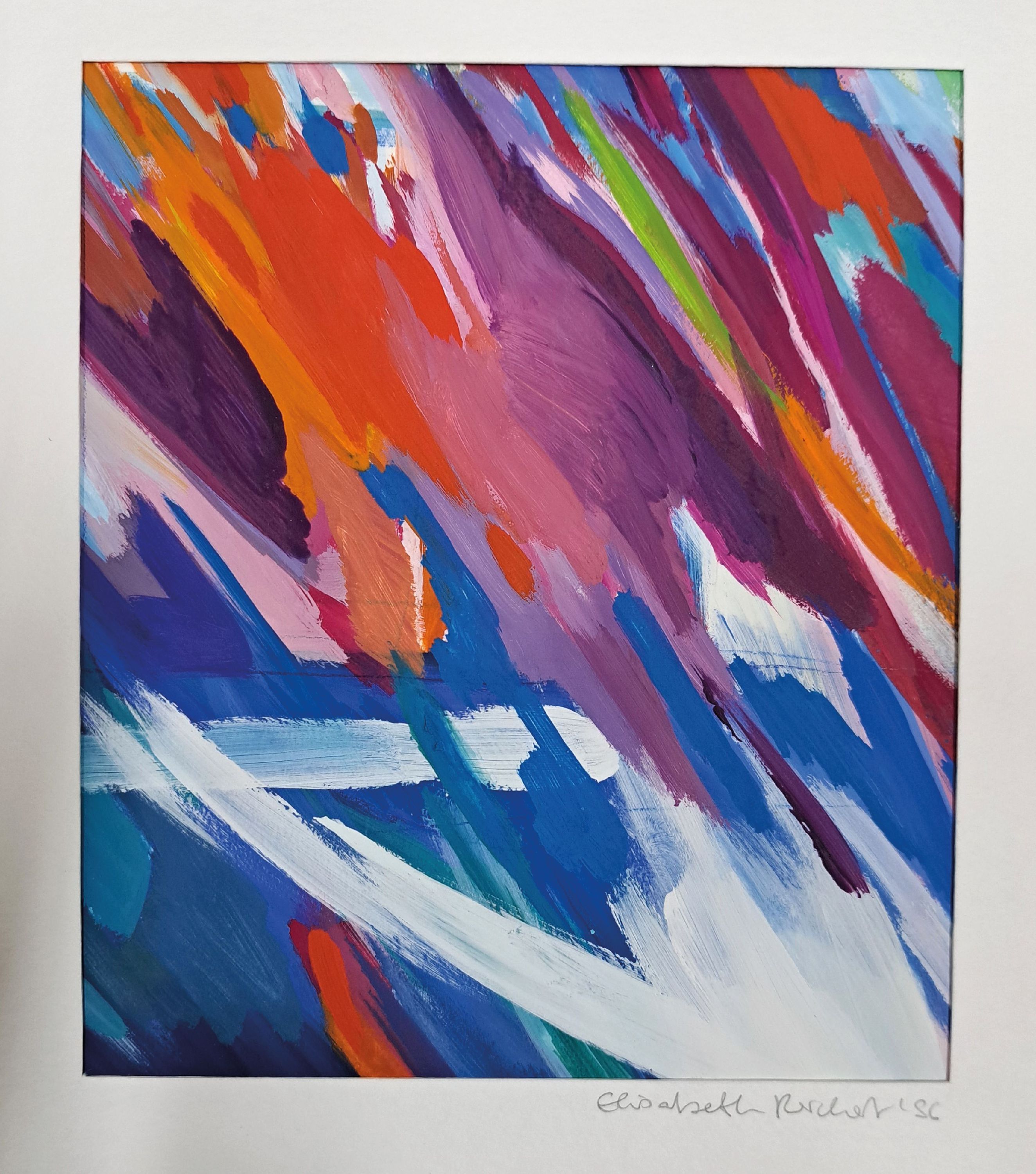 Detail k: Elisabeth Reichert, 1940-2012, Konvolut aus 4 Collagen, je sign., dat., PP, 42x35 cm