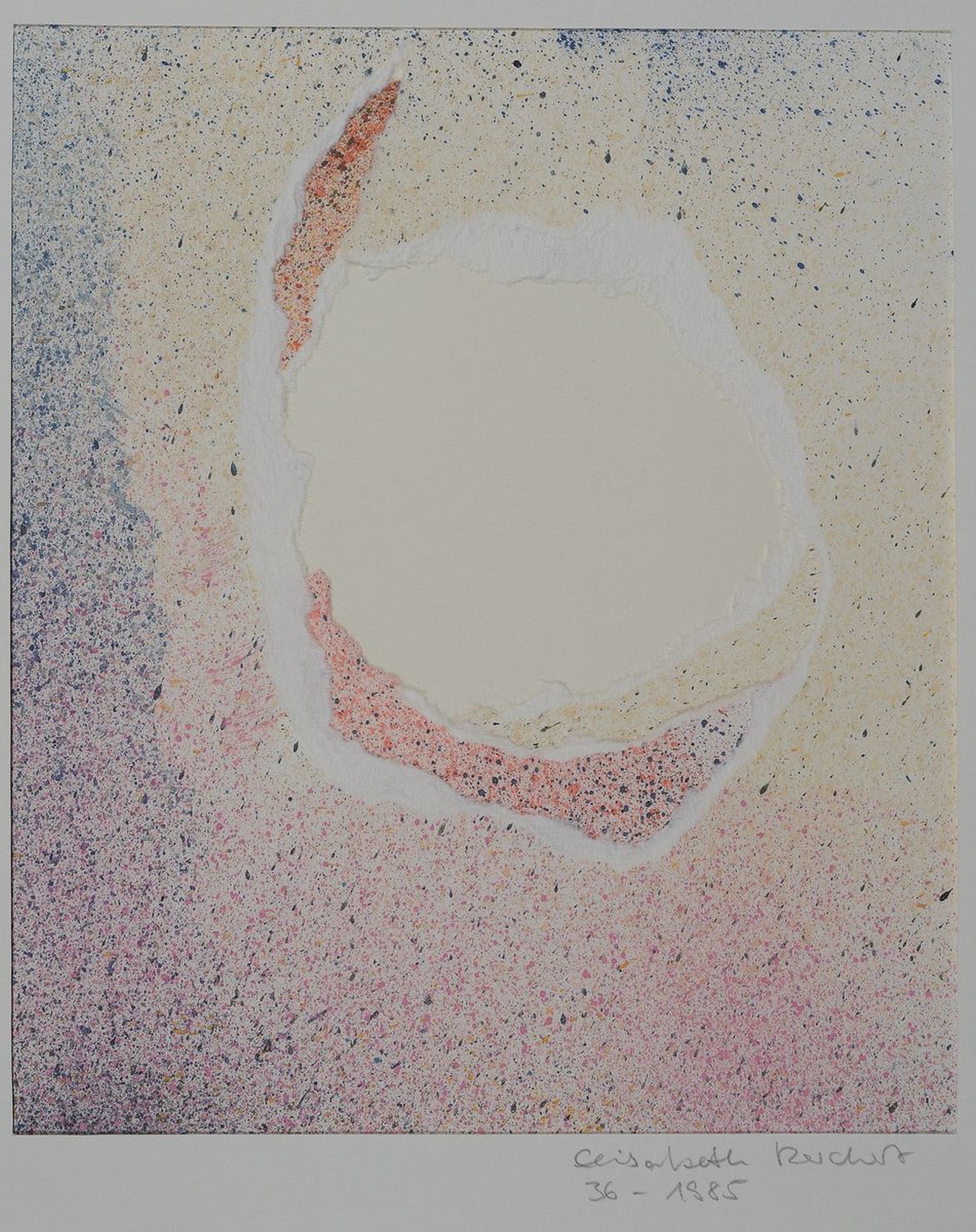 Detail b: Elisabeth Reichert, 1940-2012, Konvolut aus 4 Collagen, je sign., dat. je unter PP, 42x35 cm