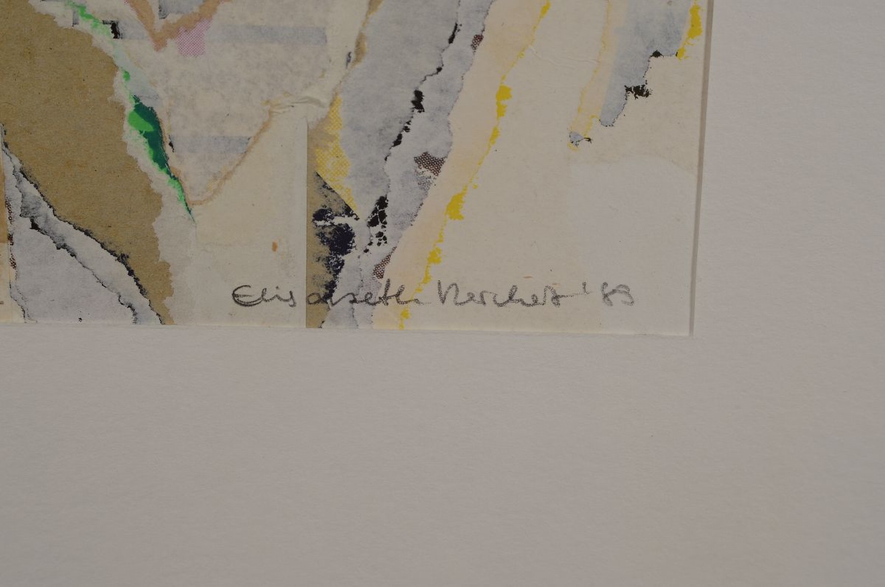Detail d: Elisabeth Reichert, 1940-2012, Konvolut aus 4 Collagen, je sign., dat. je unter PP, 42x35 cm