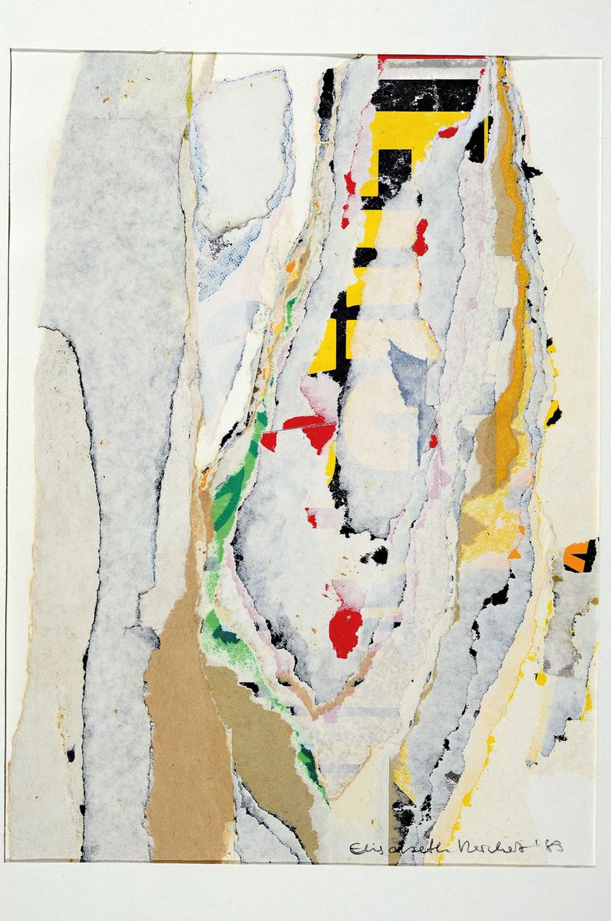 Detail k: Elisabeth Reichert, 1940-2012, Konvolut aus 4 Collagen, je sign., dat. je unter PP, 42x35 cm