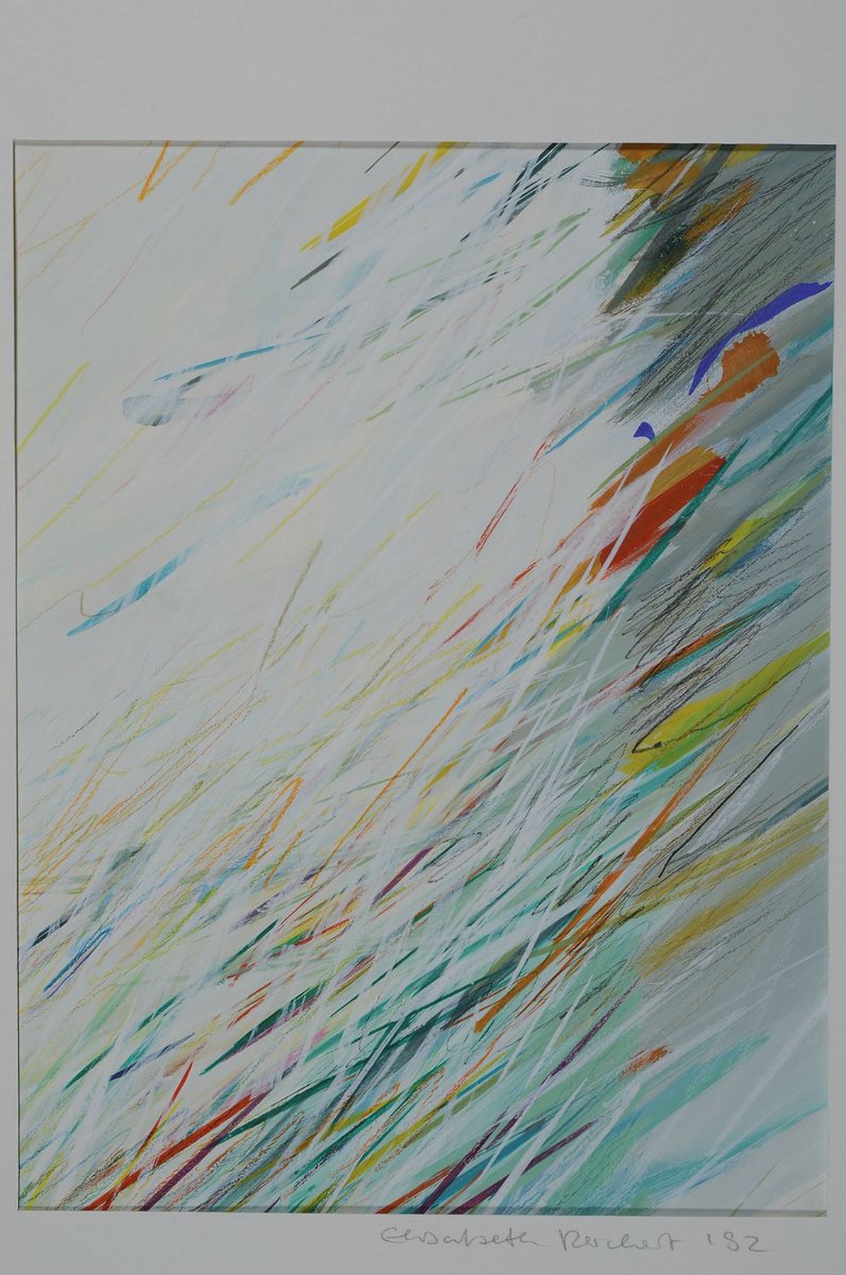 Detail l: Elisabeth Reichert, 1940-2012, Konvolut aus 4 Collagen, je sign., dat. je unter PP, 42x35 cm