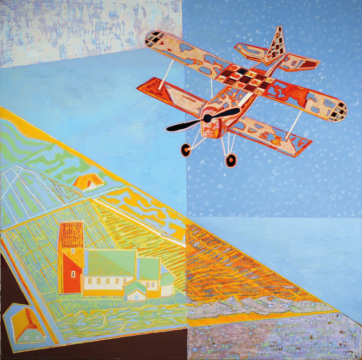 Dimitar Petrov. geb. 1969 Kjustendil/Bulgarien, Studium a.d. nationalen Kunstakademie Sofia, zahlreiche nationale Ausst., hier: Komposition mit ...