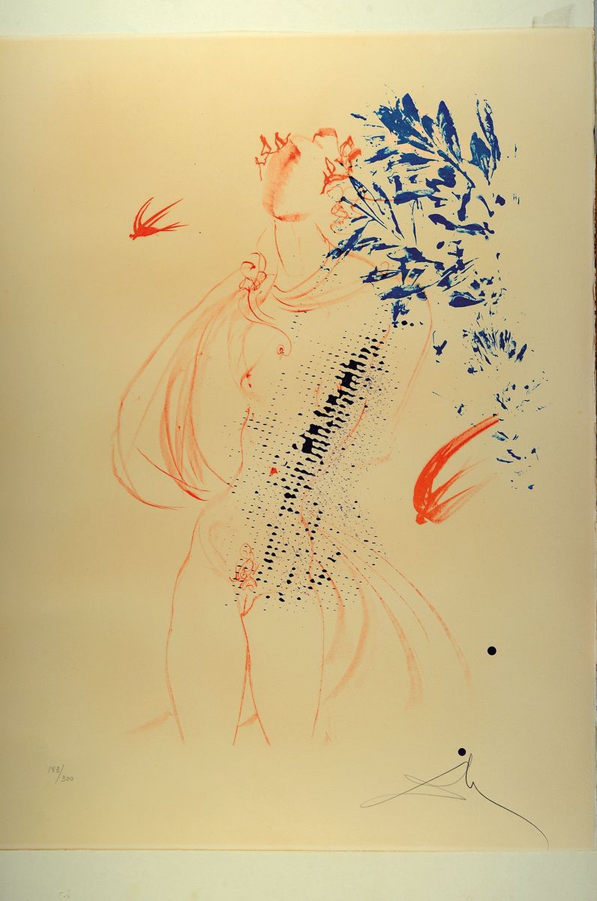 Detail k: Salvador Dali, 1904 Figueras - 1989 ebenda, "Jugend" aus der Serie der Lebensalter "Edadesde la vida" (1973), ...