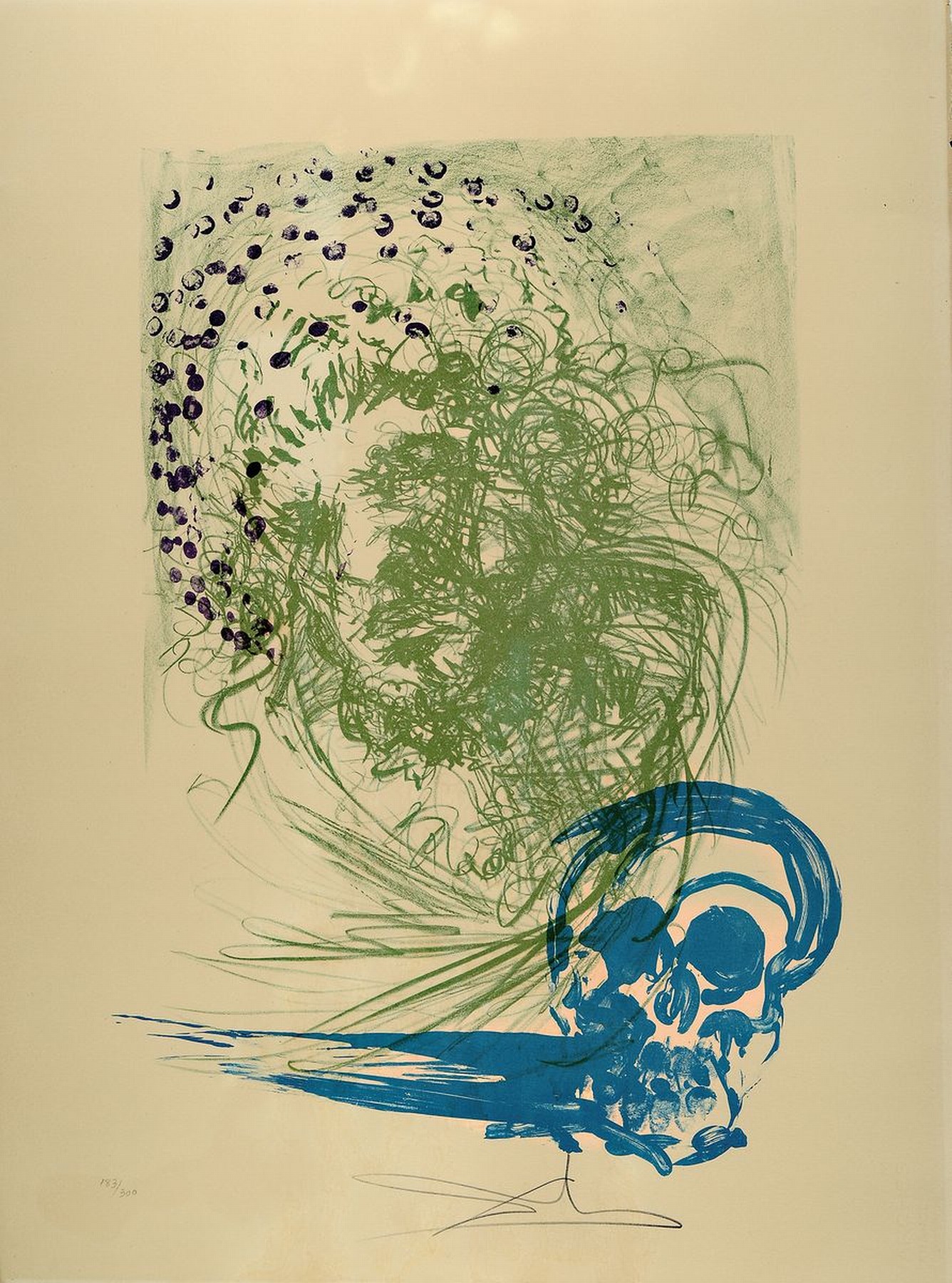 Salvador Dali, 1904 Figueras - 1989 ebenda, "Alter" aus der Serie der Lebensalter "Edades de la vida" (1973), ...
