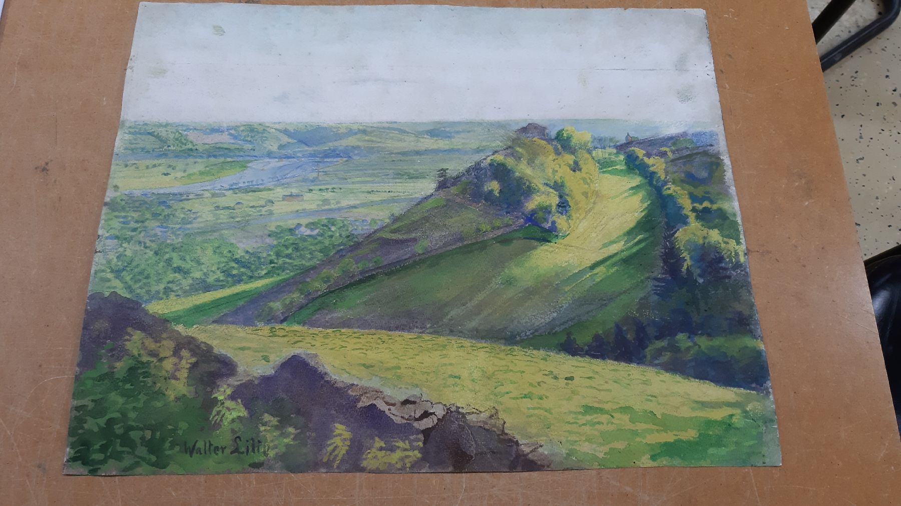 Detail o: Walter Lilie, 1876 Leipzig-1924 Schwetzingen, Sohn des Moritz Lilie (1835- 1904), Studium an der Akademie Dresden unter Carl Bantzer, hier: Konvolut ...
