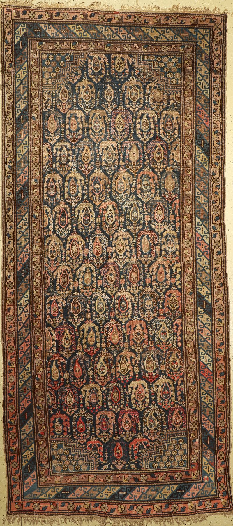 Chaili Kazak antik, Kaukasus, um 1900, Wolle auf Wolle, ca. 360 x 160 cm, EHZ: 4