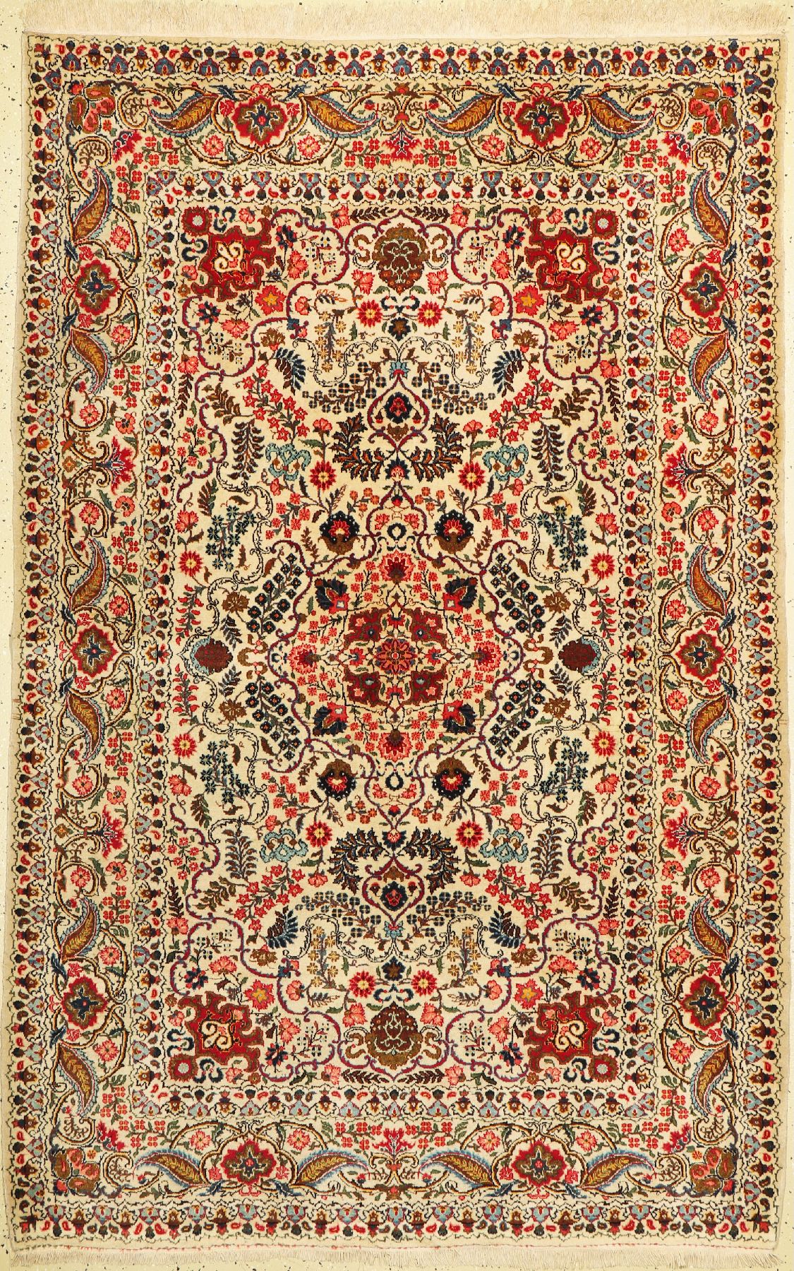 Keschan alt, Persien, ca. 60 Jahre, Wolle auf Baumwolle, ca. 215 x 140 cm, EHZ: 2-3