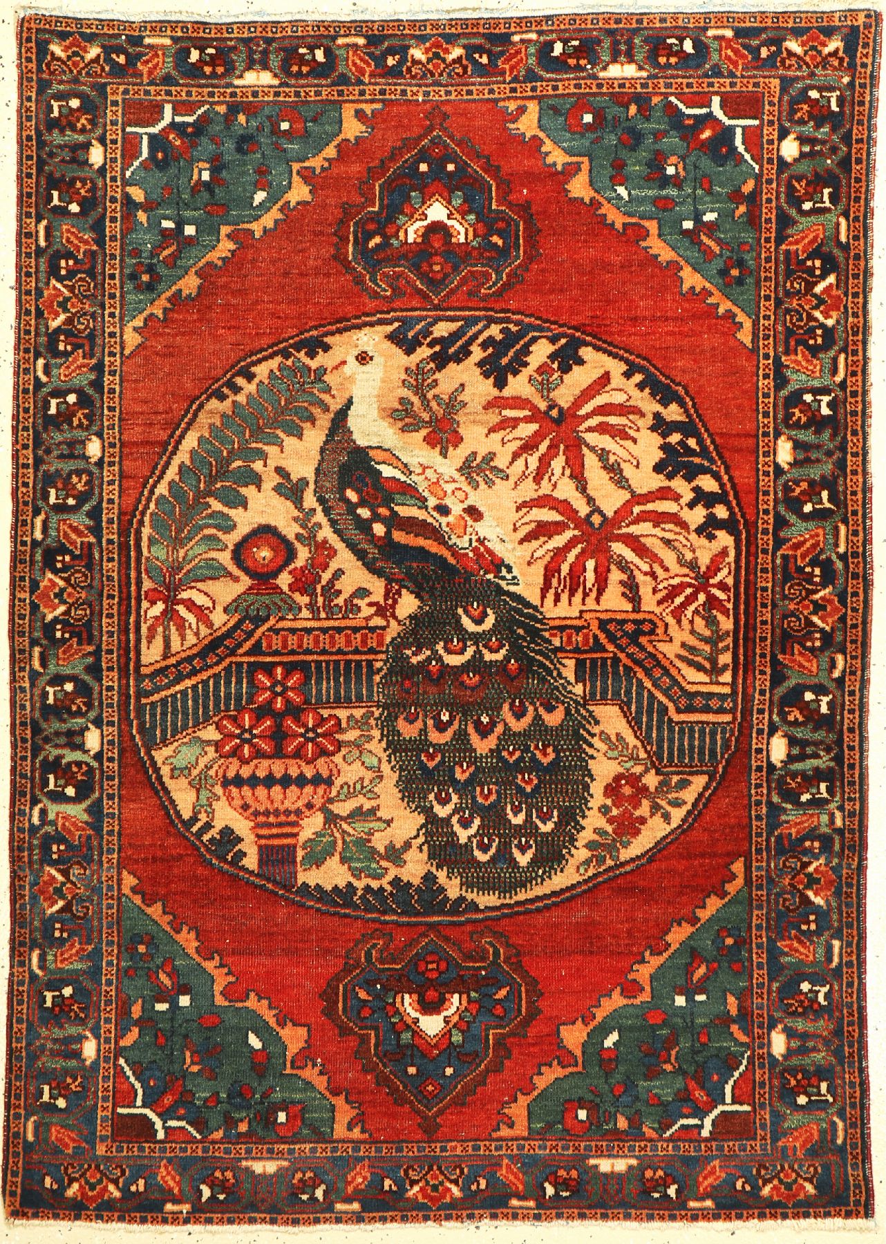 Sarogh Mahal, Persien, um 1940, Wolle auf Baumwolle, ca. 152 x 108 cm, EHZ: 3