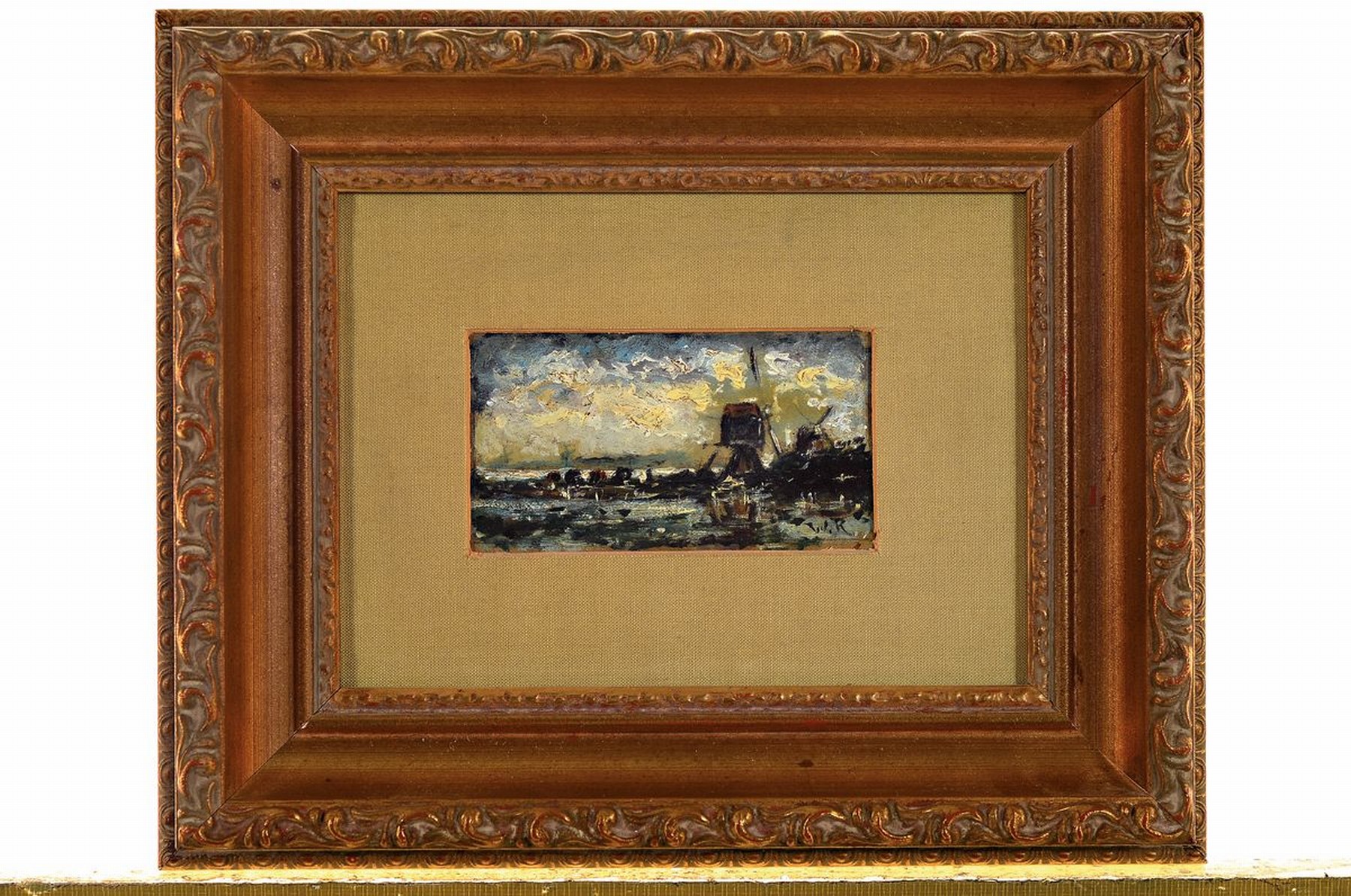 Detail k: Willem Roelofs, 1822 Amsterdam - 1897 Berchem , Malunterricht bei Abraham Hendrik Winter, Studium an der Akademie Den Haag, Studienreise nach ...
