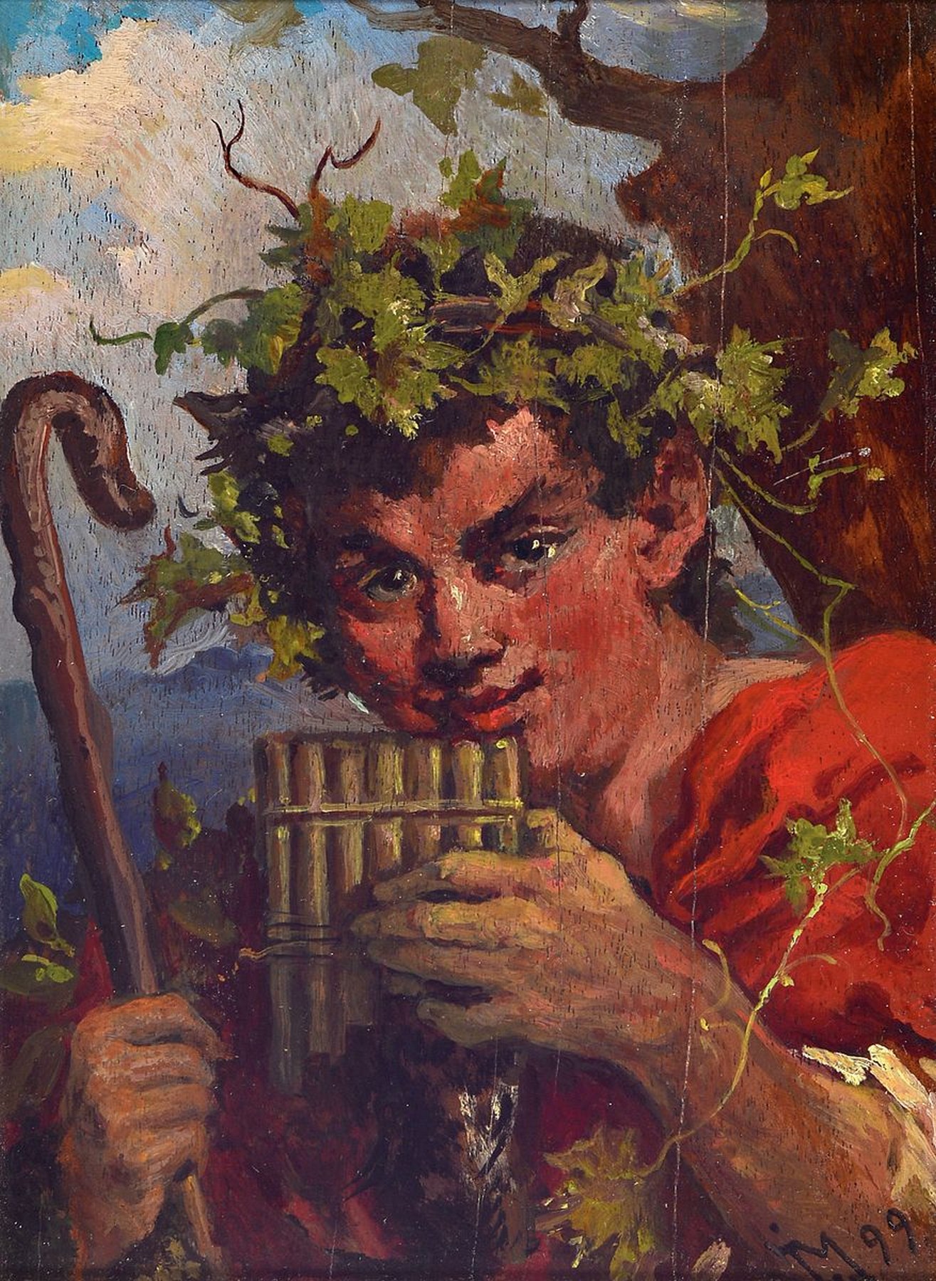 James Marshall, 1838 Den Haag - 1902 Leipzig, Ausbildung bei Friedrich Preller in Weimar u. Nicaise de Keyser in Antwerpen, Prof. an der Kunstschule ...