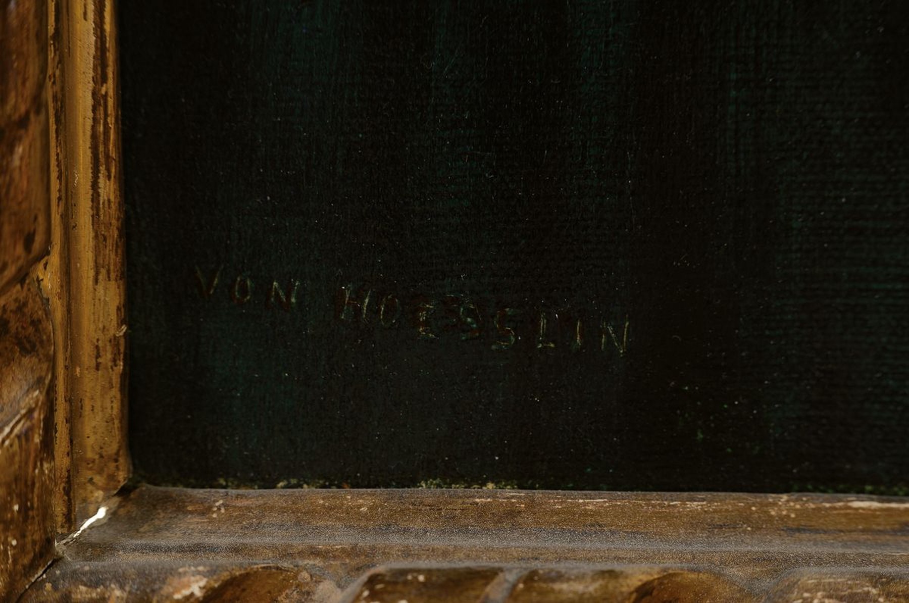 Detail a: Georg(e) von Hoesslin, 1851 Budapest - 1923 München, in Amerika aufgewachsen, ab 1871 Studium an der Kunstgewerbeschule u. Akademie München, ...