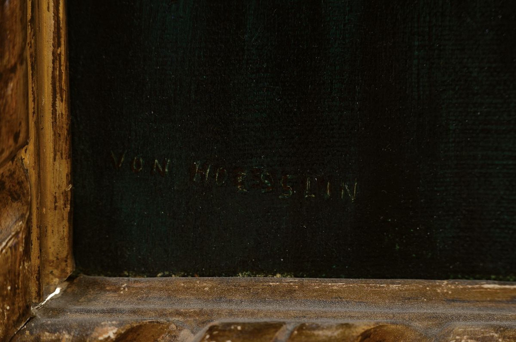 Detail l: Georg(e) von Hoesslin, 1851 Budapest - 1923 München, in Amerika aufgewachsen, ab 1871 Studium an der Kunstgewerbeschule u. Akademie München, ...