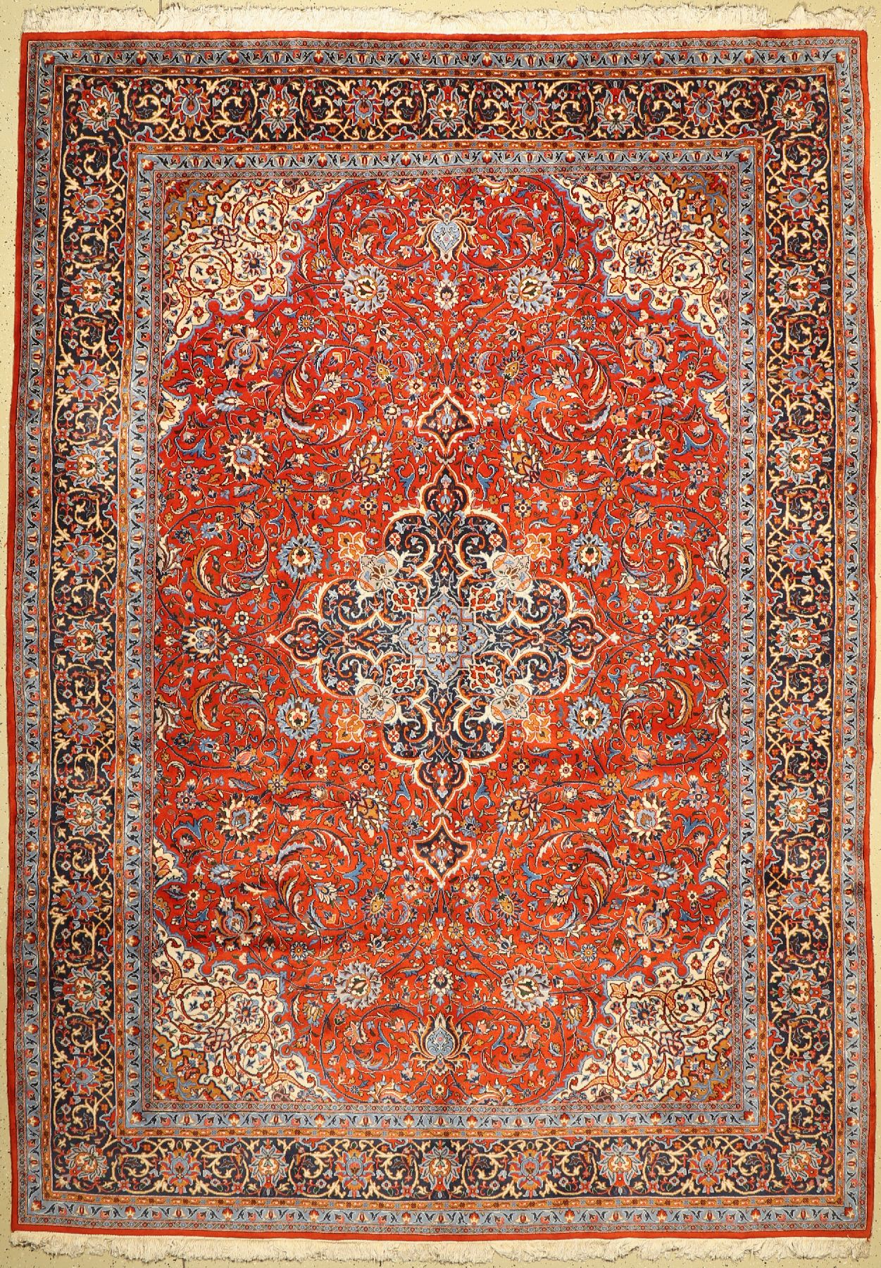 Yazd fein alt, Persien, ca. 40 Jahre, Korkwolle, ca. 348 x 248 cm, EHZ: 2
