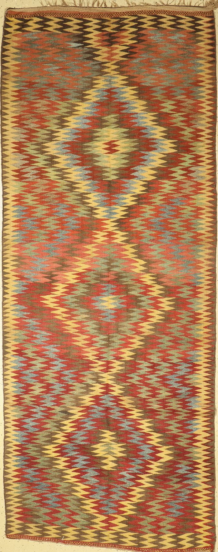 Bidjar Kelim, Persien, um 1940, Wolle auf Baumwolle, ca. 334 x 134 cm, EHZ: 2