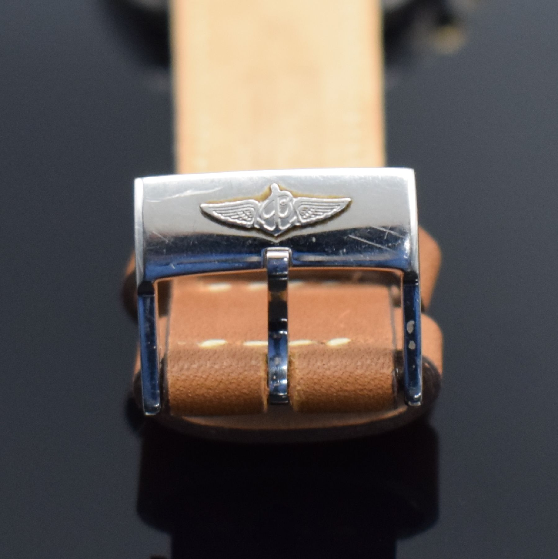 Detail d: BREITLING Jagdgeschwader 71 "Richthofen" limitierte Armbandchronograph Referenz B13050.1, Schweiz 1990er Jahre, Automatik, hergestellt in ...