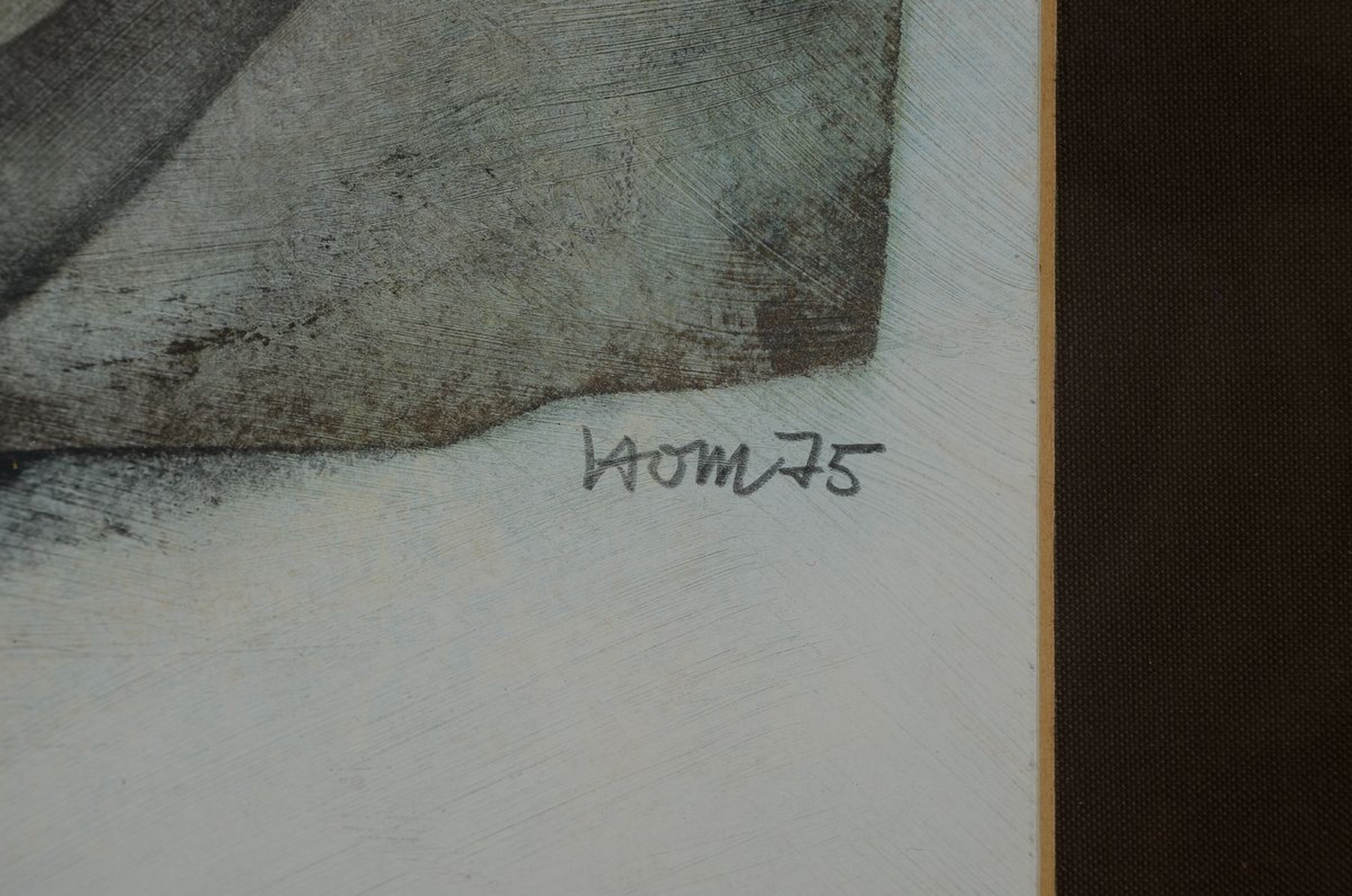 Detail m: Hans Otto Müller-Erbach, 1921 Bremen-1984 Erbach/Odenwald, 2 Farblithographien, 1x sign. und dat. 75, ca. 63x48cm; 1x sign. und dat. 75, num. ...
