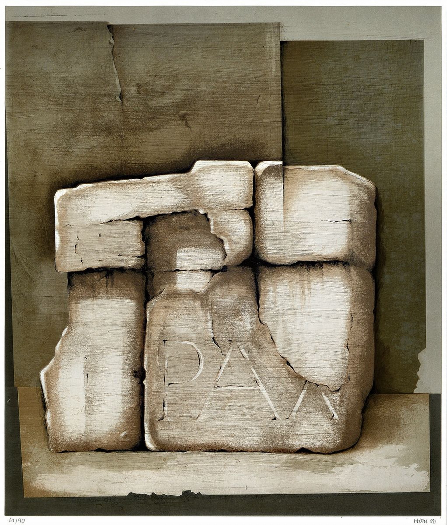 Hans Otto Müller-Erbach, 1921 Bremen-1984 Erbach/Odenwald, 2 Farblithographien von 1979 und 1980, beide handsign., eine bez. E.A., ca. 59x46cm, 1x ...