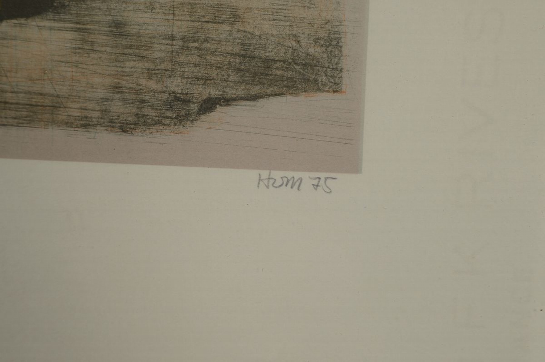 Detail m: Hans Otto Müller-Erbach, 1921 Bremen-1984 Erbach/Odenwald, 2 Farblithographien, surrealistische Landschaft, mit Widmung, sign. und dat. 81, ca. ...