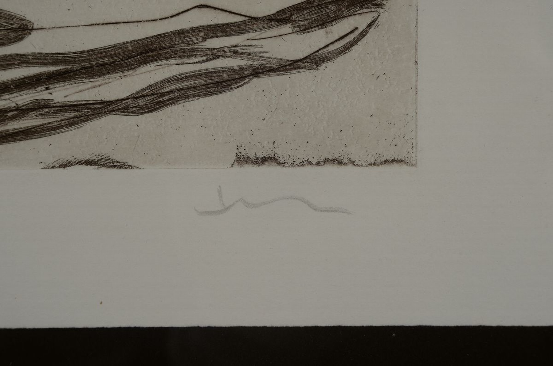 Detail a: Klaus Fußmann, geb. 1938 Velbert, Geltinger Birk, Radierung, handsigniert, Plattengr. ca. 18.7x27.5cm, Blattmaß ca. 25x 37cm, Auflage 25 Exemplare, ...