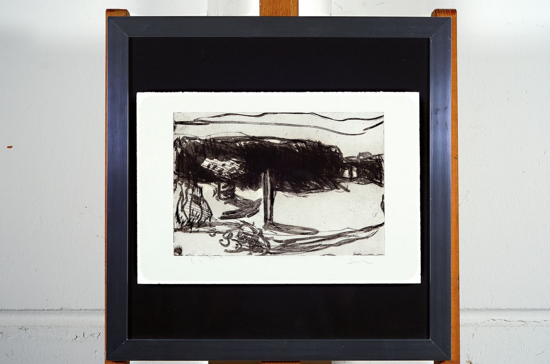 Detail k: Klaus Fußmann, geb. 1938 Velbert, Geltinger Birk, Radierung, handsigniert, Plattengr. ca. 18.7x27.5cm, Blattmaß ca. 25x 37cm, Auflage 25 Exemplare, ...