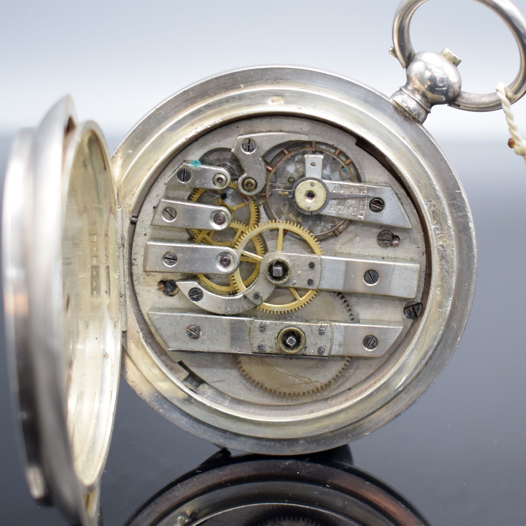 Detail c: Vaucher Geneve & 10 weitere Taschenuhren in Silber, ca. 1800 - 1920, Schlüssel- & Kronenaufzug, u. a. OMEGA, PEGASUS, UNION Ancre..., 3 Savonette, 8 ...