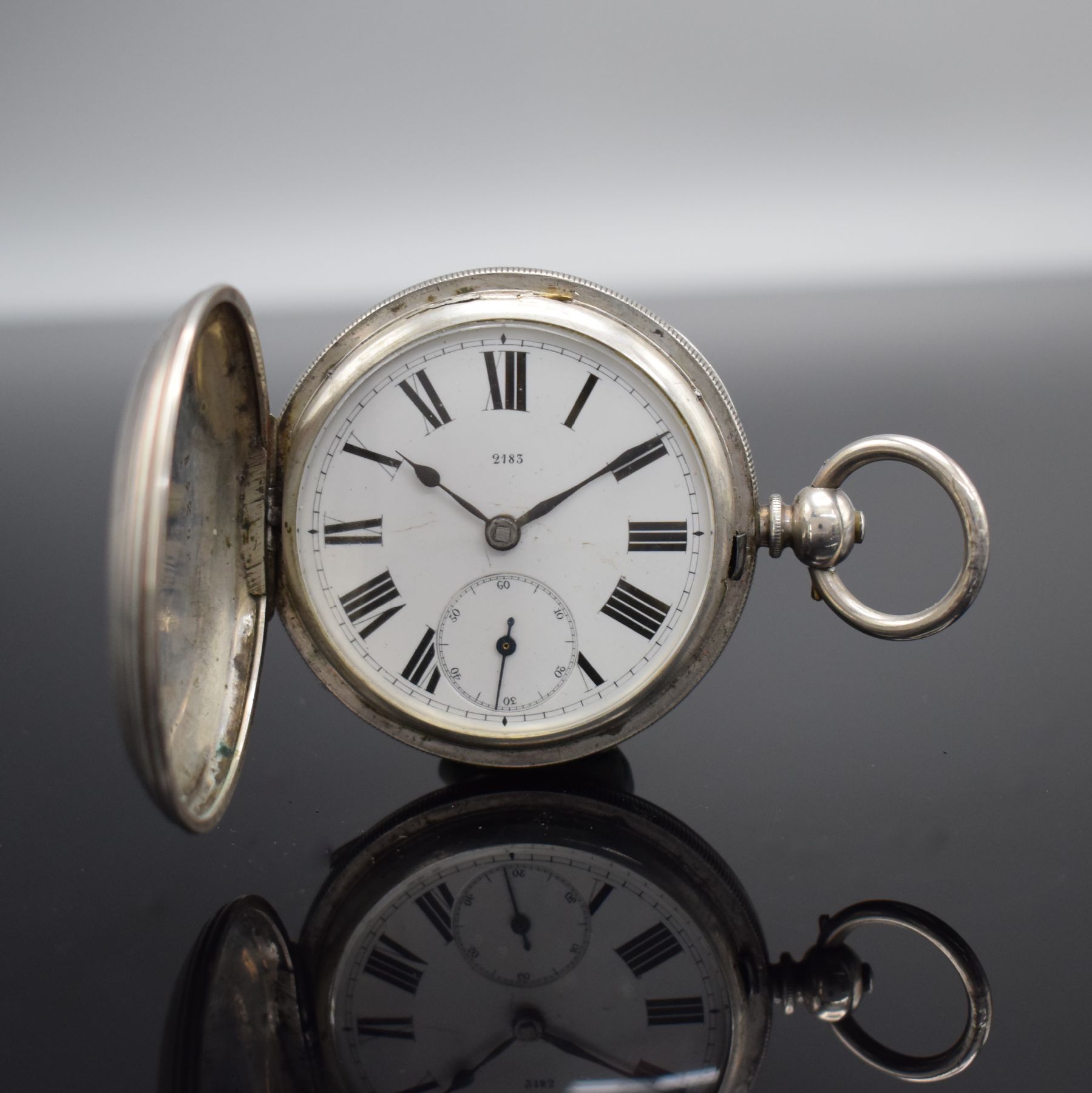 Detail e: Vaucher Geneve & 10 weitere Taschenuhren in Silber, ca. 1800 - 1920, Schlüssel- & Kronenaufzug, u. a. OMEGA, PEGASUS, UNION Ancre..., 3 Savonette, 8 ...