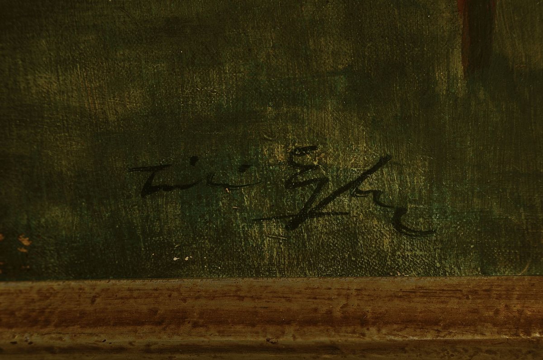 Detail a: Willy Egler, 1887 Bad Rappenau-1953 Karlsruhe, Landschaft, Öl/Lwd, rechts unten signiert, rest., ca. 60x80cm, R. ca. 76x96cm