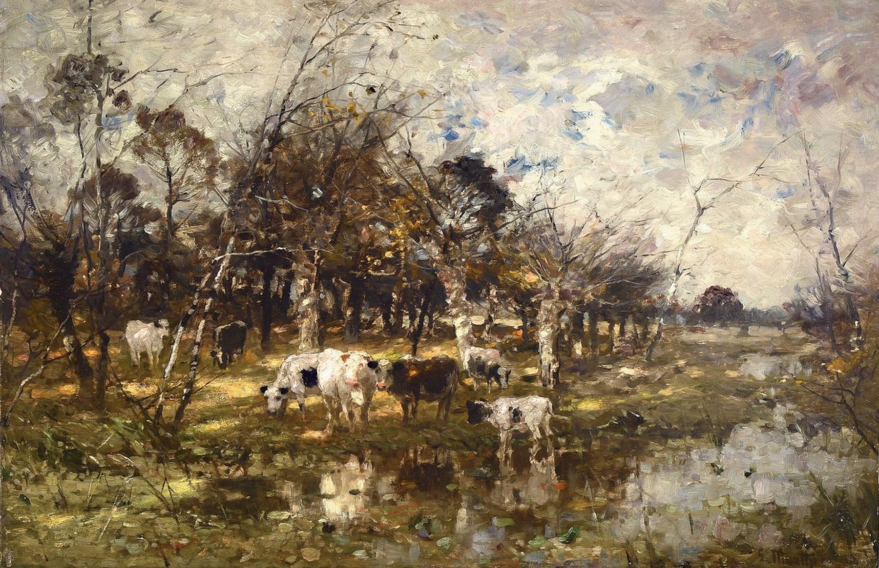 Ludwig Munthe, 1841 Sundal/Norwegen-1896 Düsseldorf, Studium an der Akademie Düsseldorf bei Sophus Jacobsen und Albert Flamm, hier: trinkende und ...