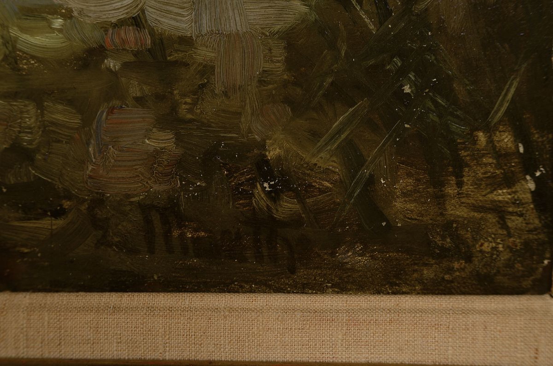 Detail a: Ludwig Munthe, 1841 Sundal/Norwegen-1896 Düsseldorf, Studium an der Akademie Düsseldorf bei Sophus Jacobsen und Albert Flamm, hier: trinkende und ...