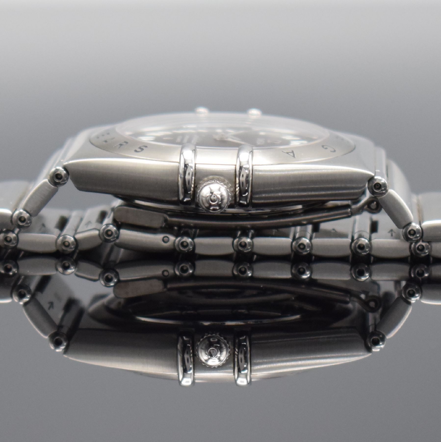 Detail g: OMEGA Constellation Herrenarmbanduhr Chronometer 150 Years in Stahl, Schweiz um 1998, Automatik, Ref. 368.1206, auf 399 Stück limitiertes ...