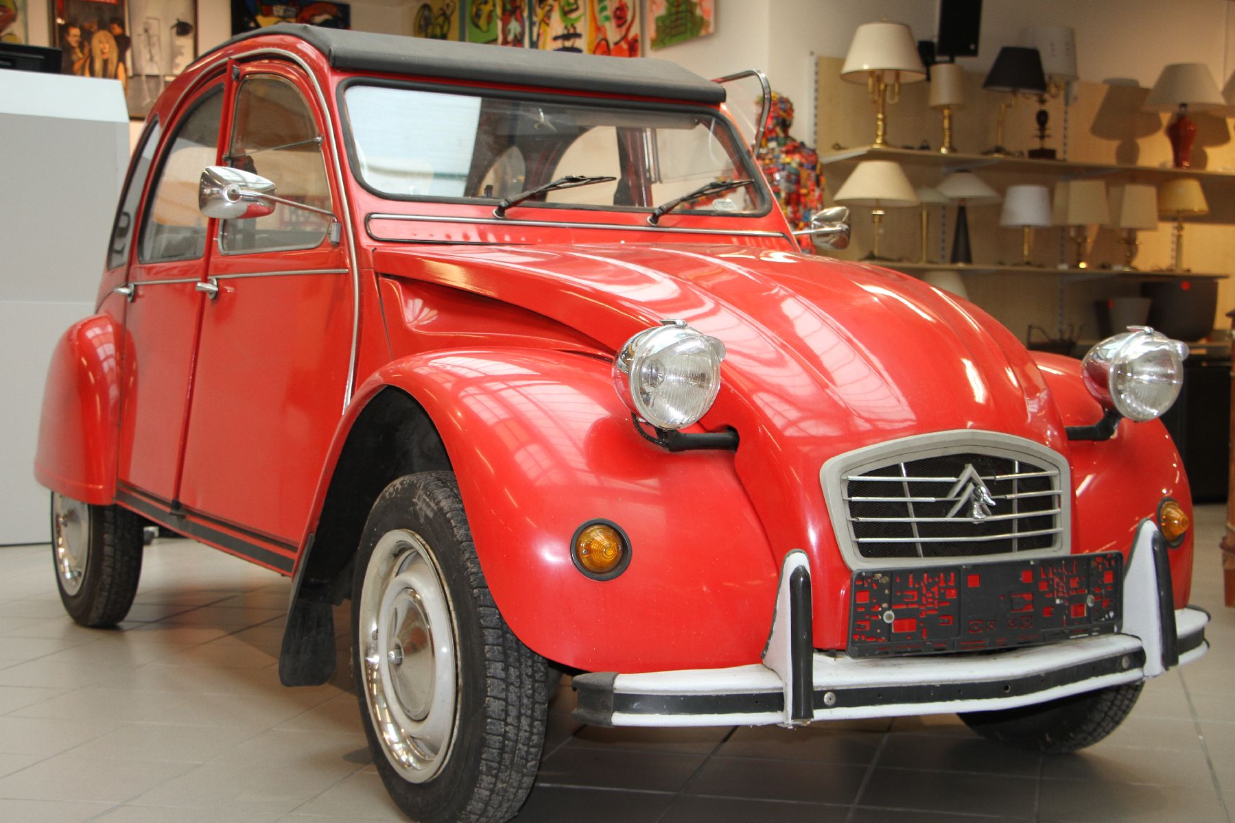 Citroen 2 CV6 CLUB, EZ 06/1986, Fahrgestellnummer: VF7AZKA00KA169053, Laufleistung 16.500 km abgelesen, entwerteter Ersatz-Brief ausgestellt am ...