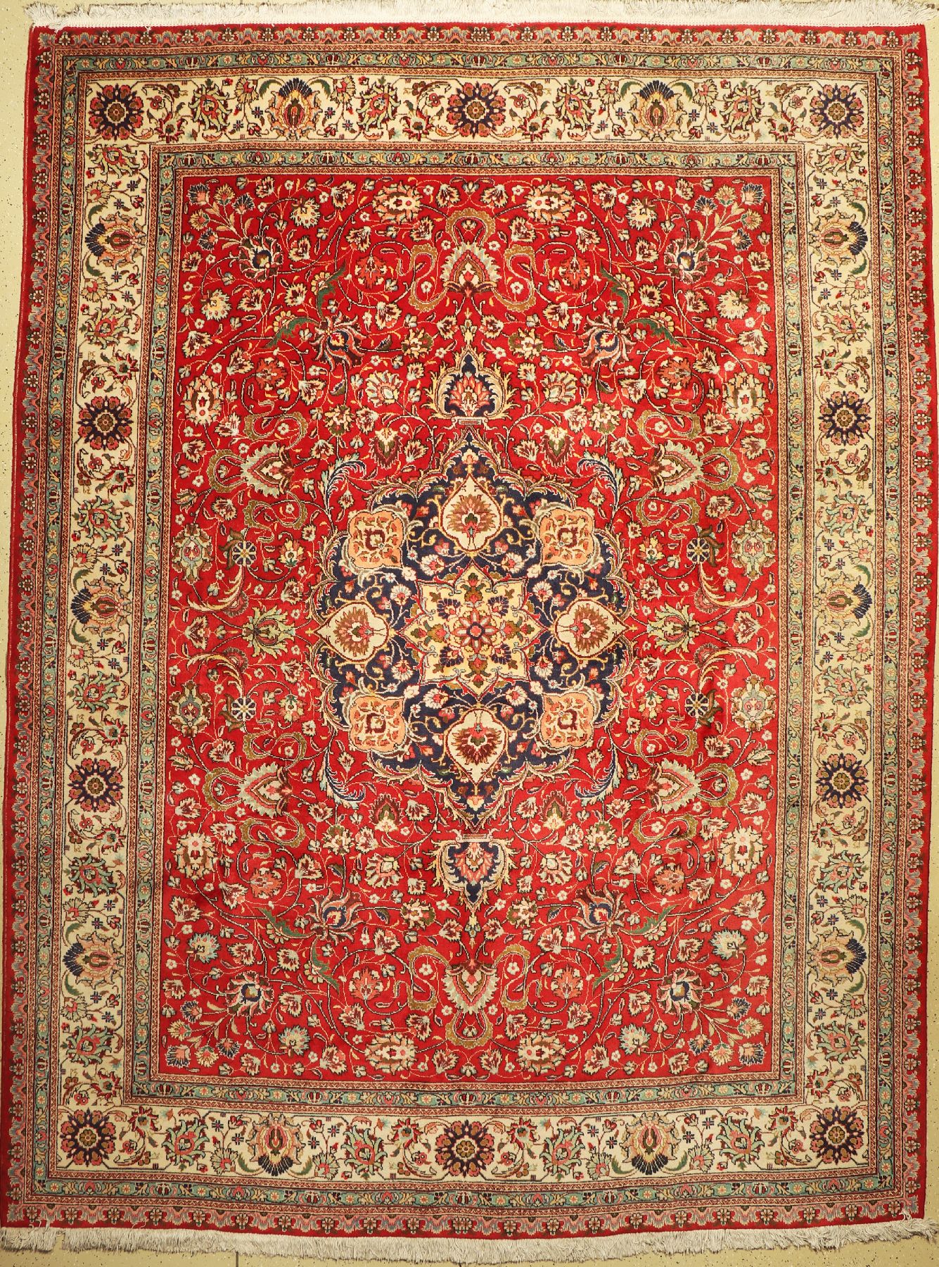 Täbriz alt, Persien, um 1960, Wolle auf Baumwolle, ca. 391 x 296 cm, EHZ: 2