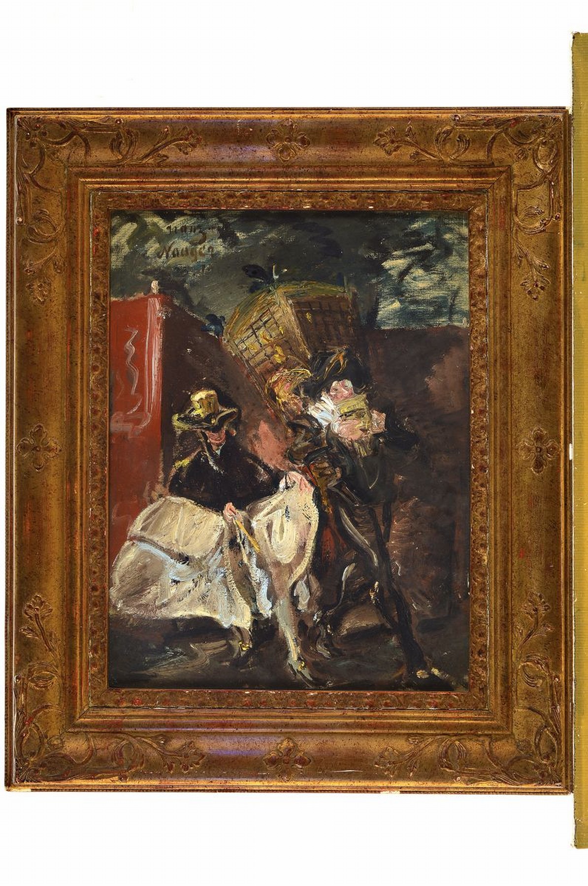 Detail k: Franz Naager, 1870-1942 München, deutscher Maler, Kunstsammler und Unternehmer, lebte 1901 bis 1913 in Venedig, wo er versch. Kunstwerkstätten ...