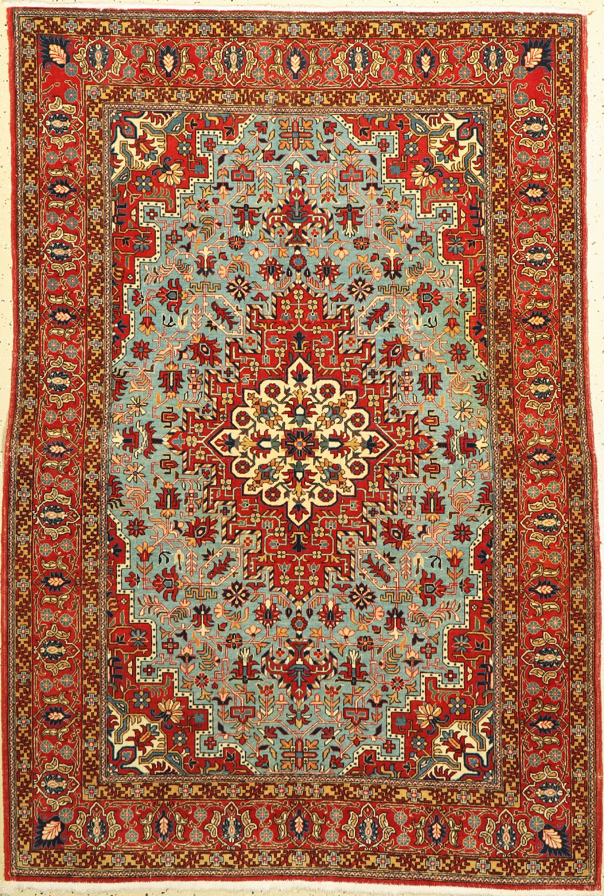 Ghom Kork fein, Persien, ca. 60 Jahre, Korkwolle, ca. 205 x 140 cm, EHZ: 3