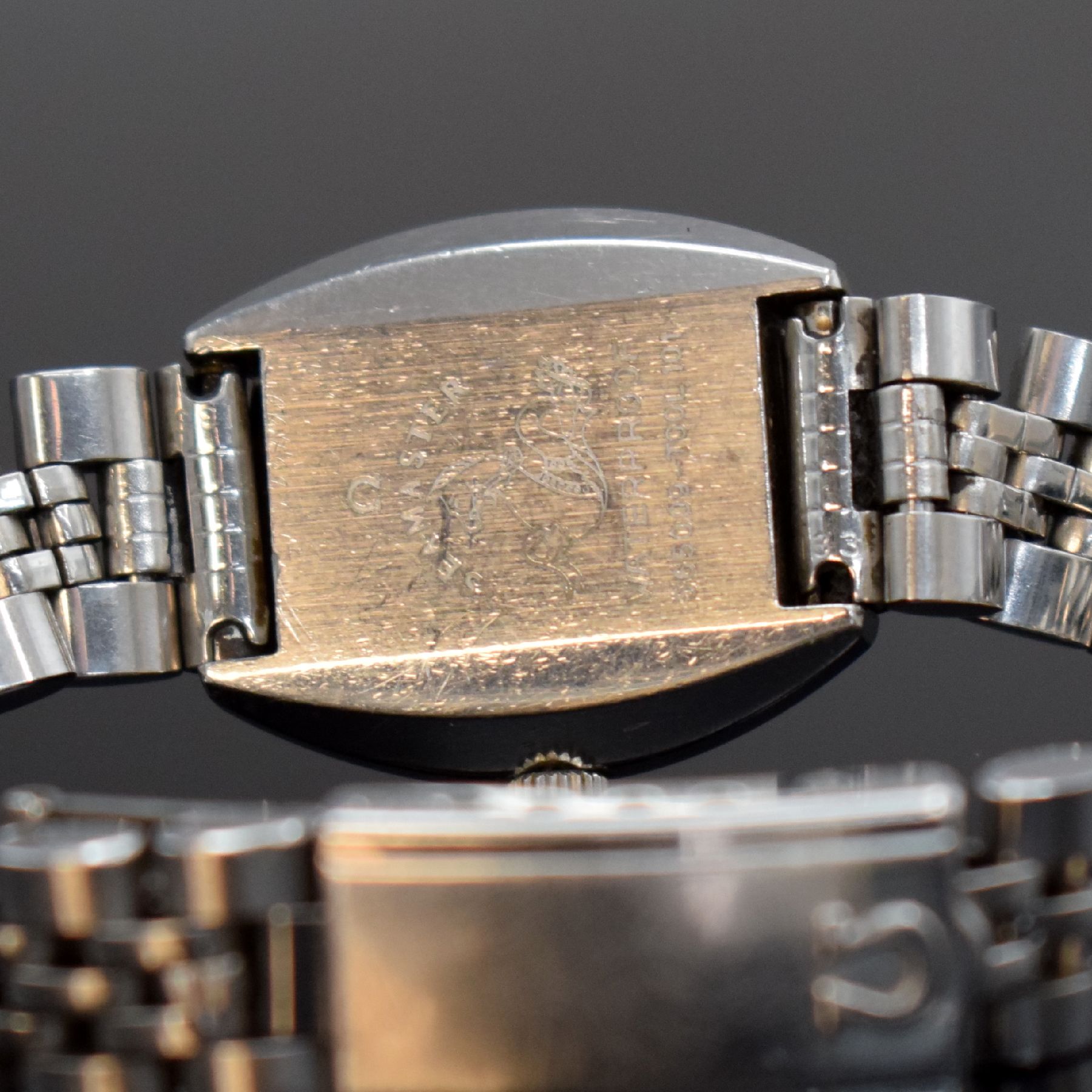 Detail d: OMEGA seltene Damenarmbanduhren Serie Seamaster Cosmic, Automatik, Schweiz um 1968, Edelstahl-Einschalengeh. inkl. orig. Gliederband m. Faltschl. ...