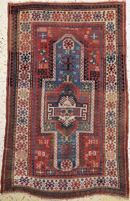 Image Sewan Schild-Kazak antik, Kaukasus, 19.Jhd , Wolle auf Wolle, ca. 193 x 127 cm. siehe ...