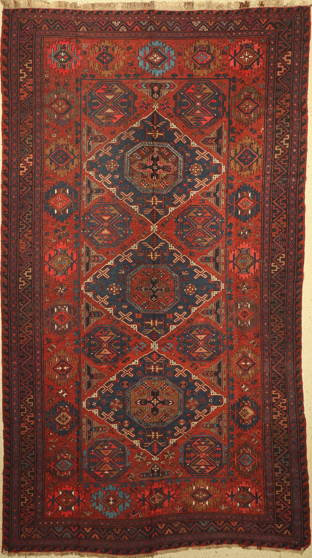 Sumakh alt, Kaukasus, um 1930, Wolle auf Wolle, ca. 355 x 200 cm, EHZ: 3