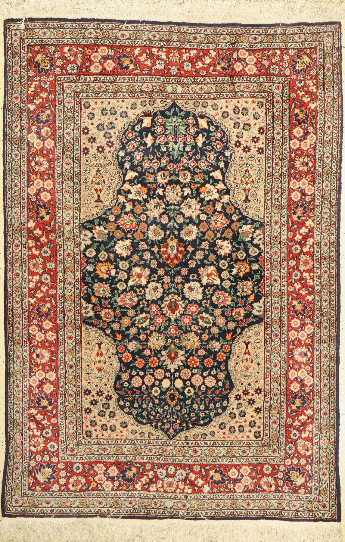 Lahor alt, Pakistan, ca. 50 Jahre, Wolle auf Baumwolle, ca. 200 x 135 cm, EHZ: 2